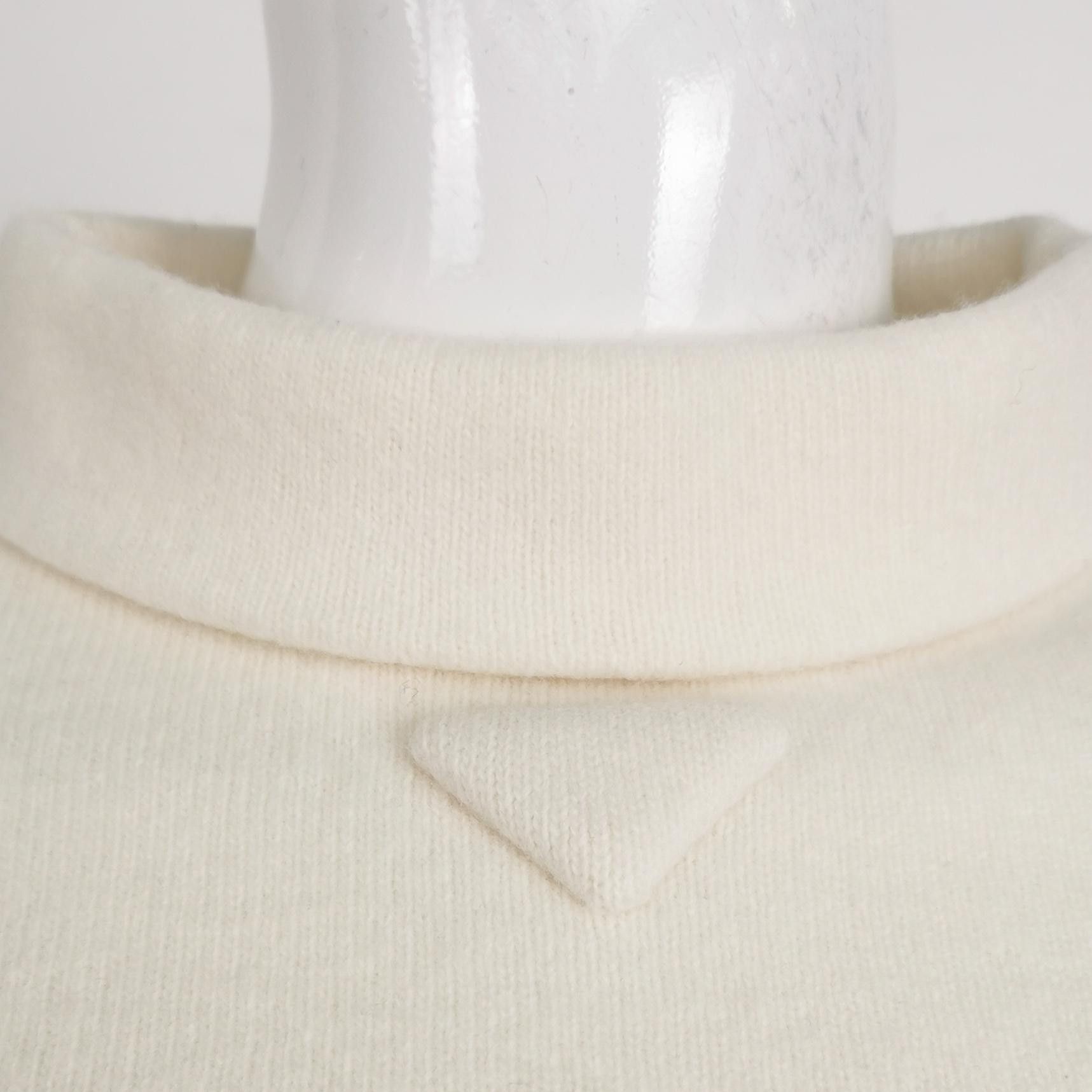 Prada Prada Virgin Wool High Neck Mini Dress Size 36 Size XS / US 0-2 / IT 36-38 - 3 Thumbnail