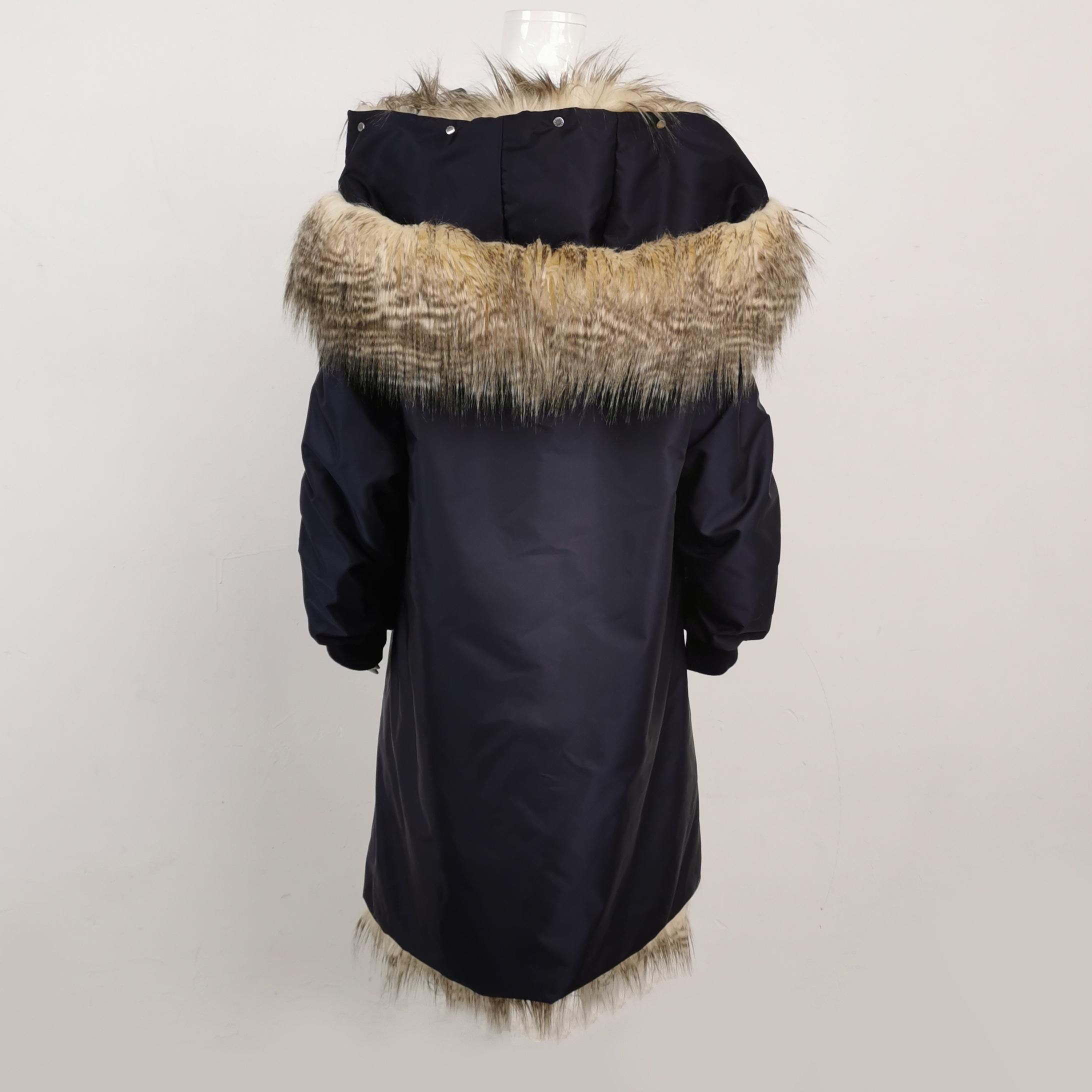 Prada Prada Faux Fur Trimmed Parka Coat Size 38 Size XS / US 0-2 / IT 36-38 - 2 Thumbnail
