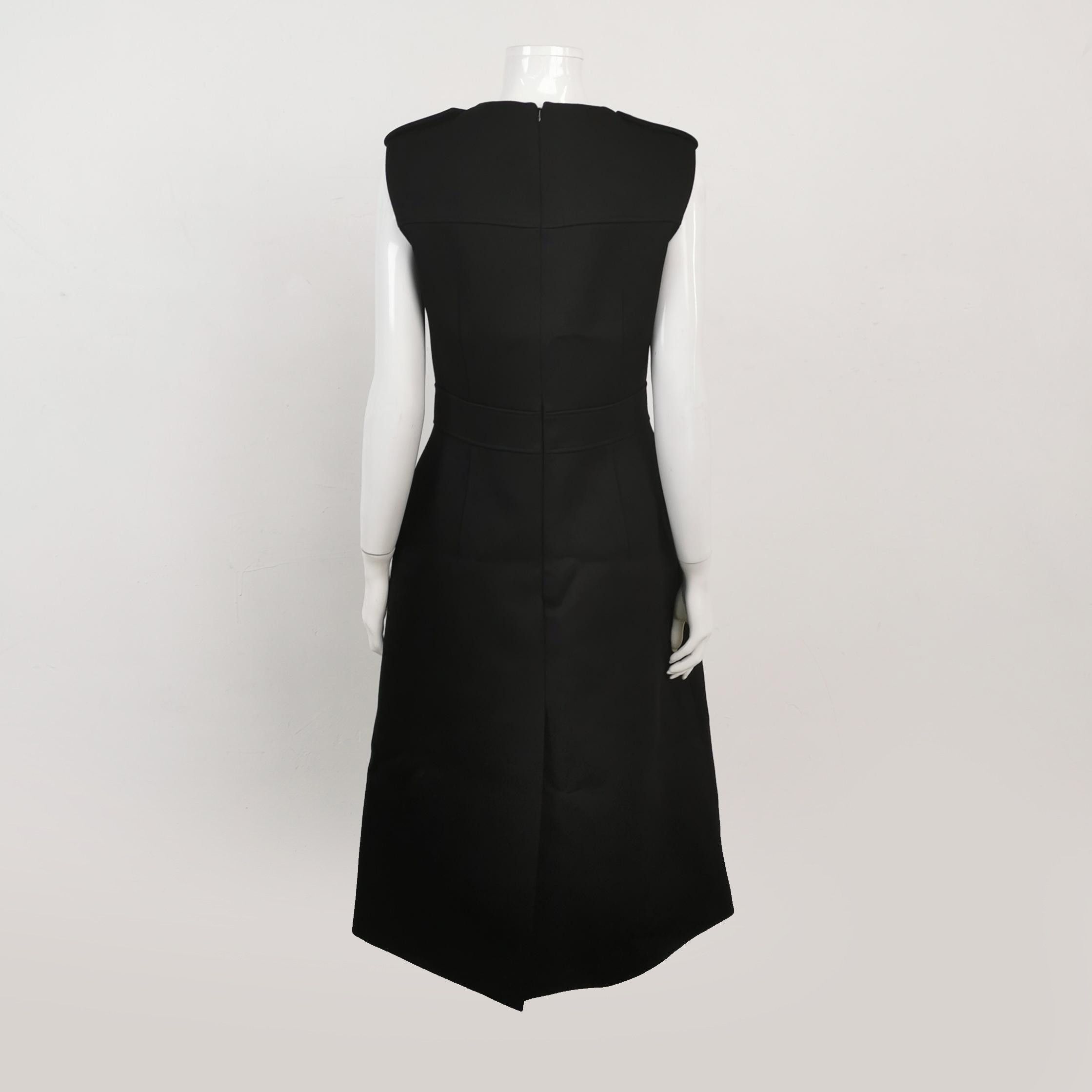 Prada Prada Wool Sleeveless Midi Dress Size 44 Size M / US 6-8 / IT 42-44 - 2 Thumbnail