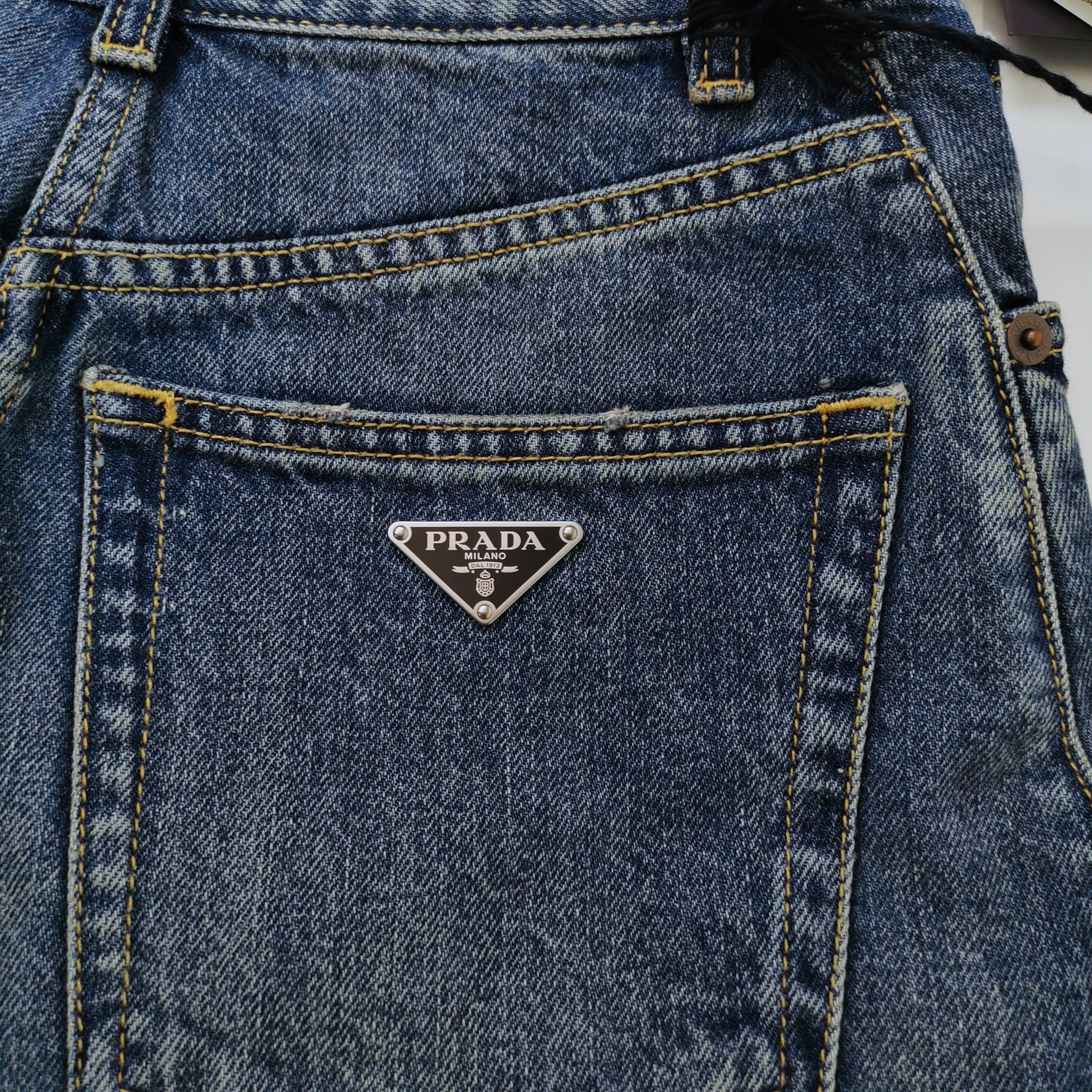 Prada Prada Denim Shorts Size 25 Size 25" / US 0 / IT 36 - 3 Thumbnail