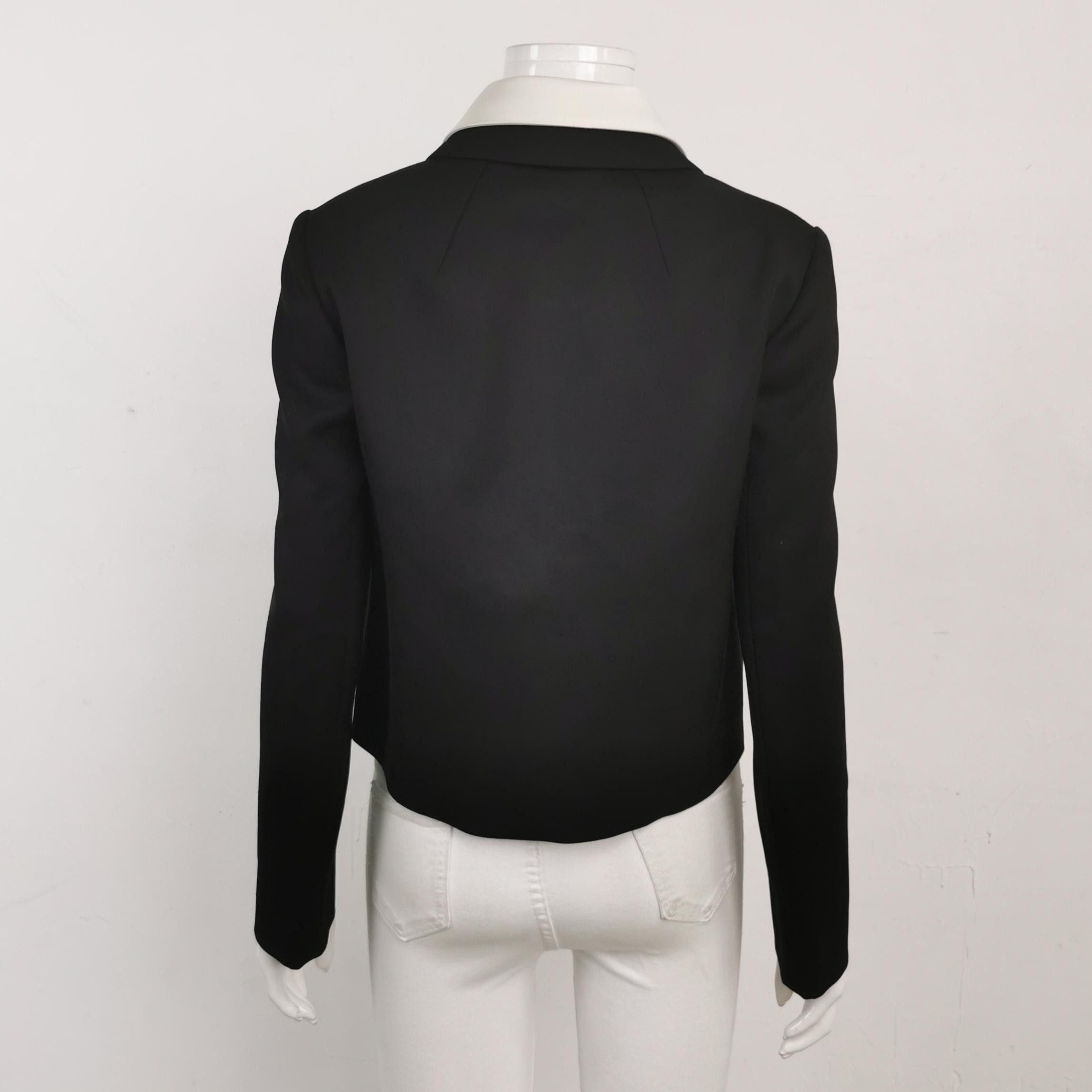 Prada Prada Wool Contrast Collar Jacket Size 38 Size XS / US 0-2 / IT 36-38 - 2 Thumbnail