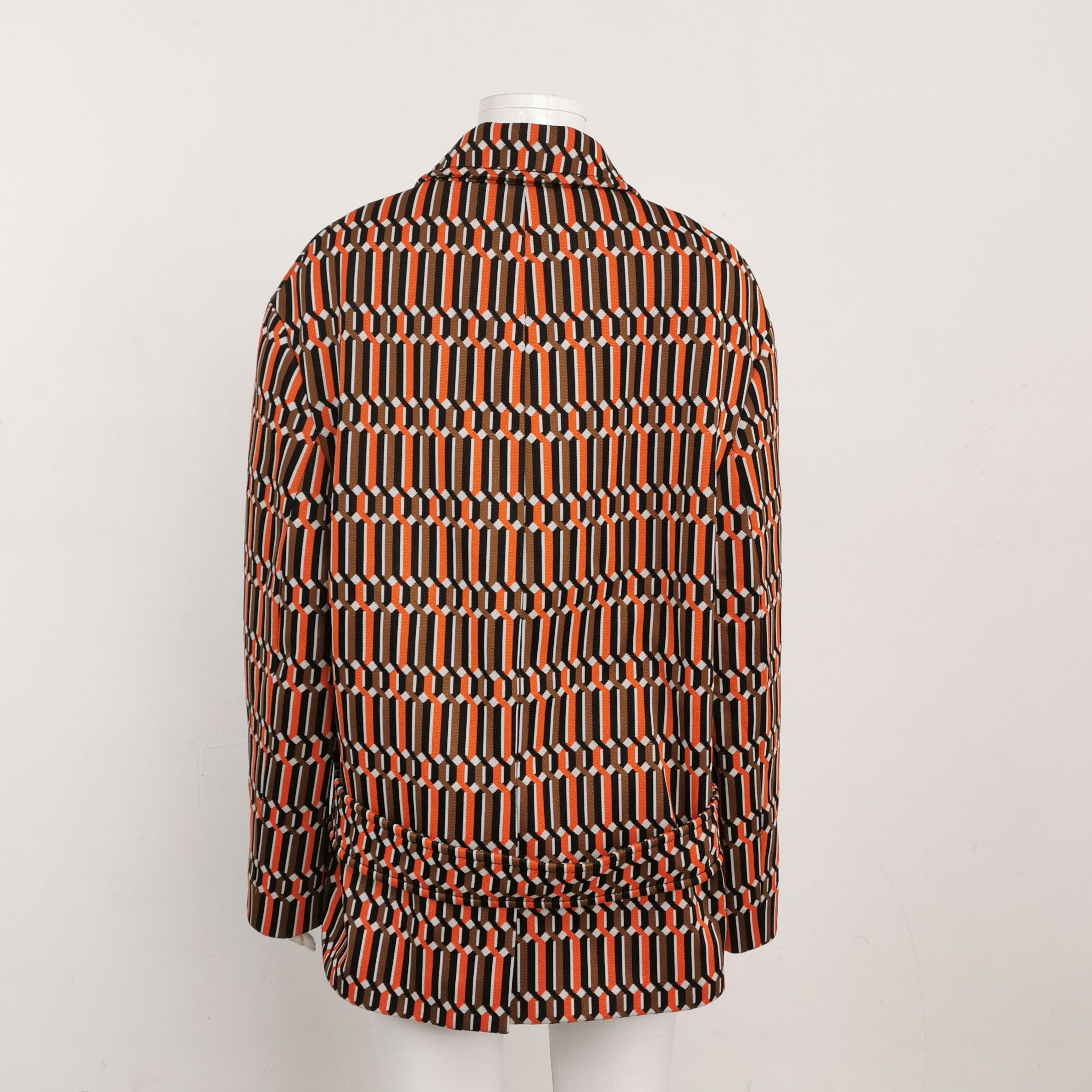 Prada Prada Geometric Print Blazer Size 40 Size S / US 4 / IT 40 - 2 Thumbnail