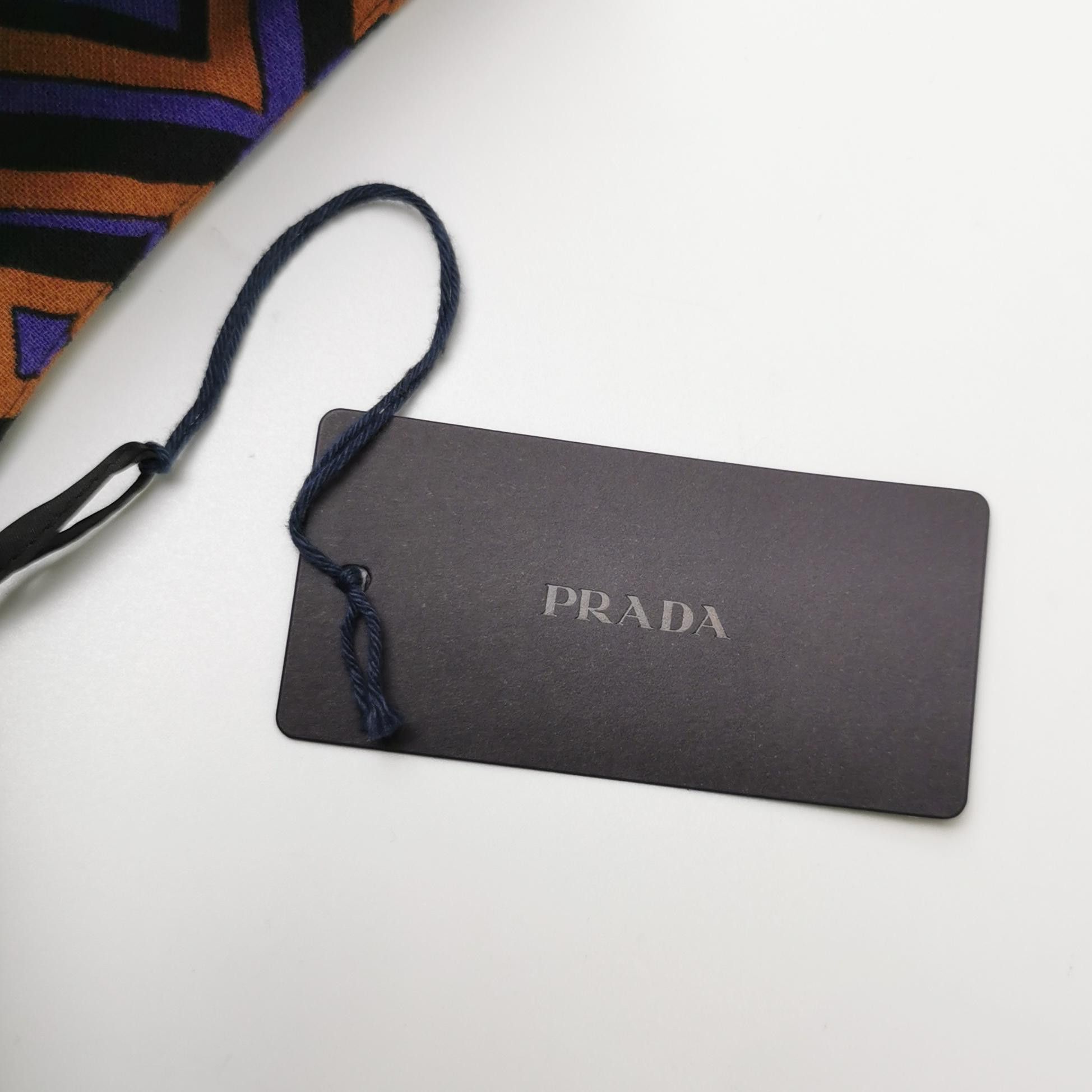 Prada Prada Geometric Pattern Wool Mini Skirt Size 40 Size 27" / US 4 / IT 40 - 4 Thumbnail