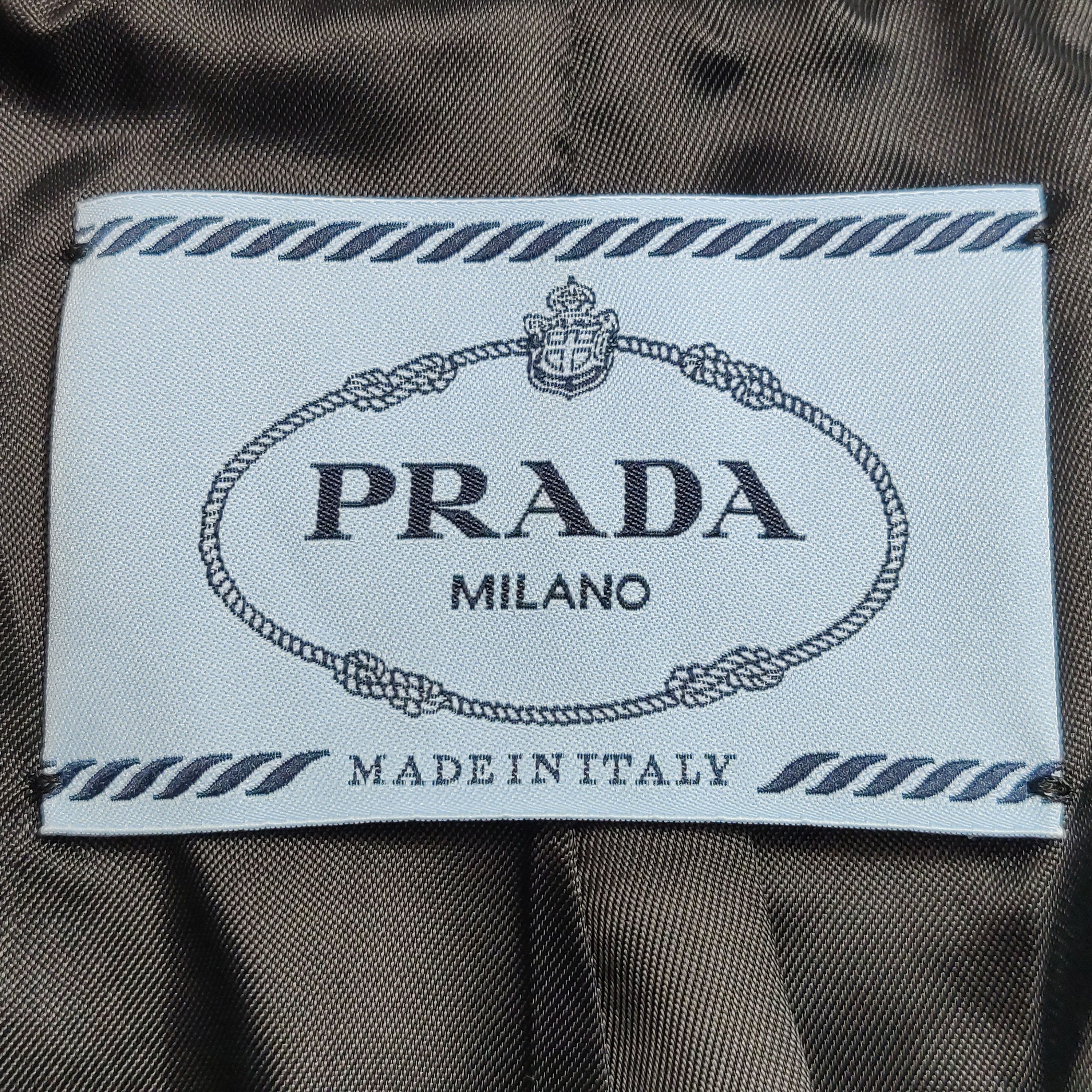 Prada Prada Logo Knit Jacket Size 40 Size S / US 4 / IT 40 - 4 Thumbnail