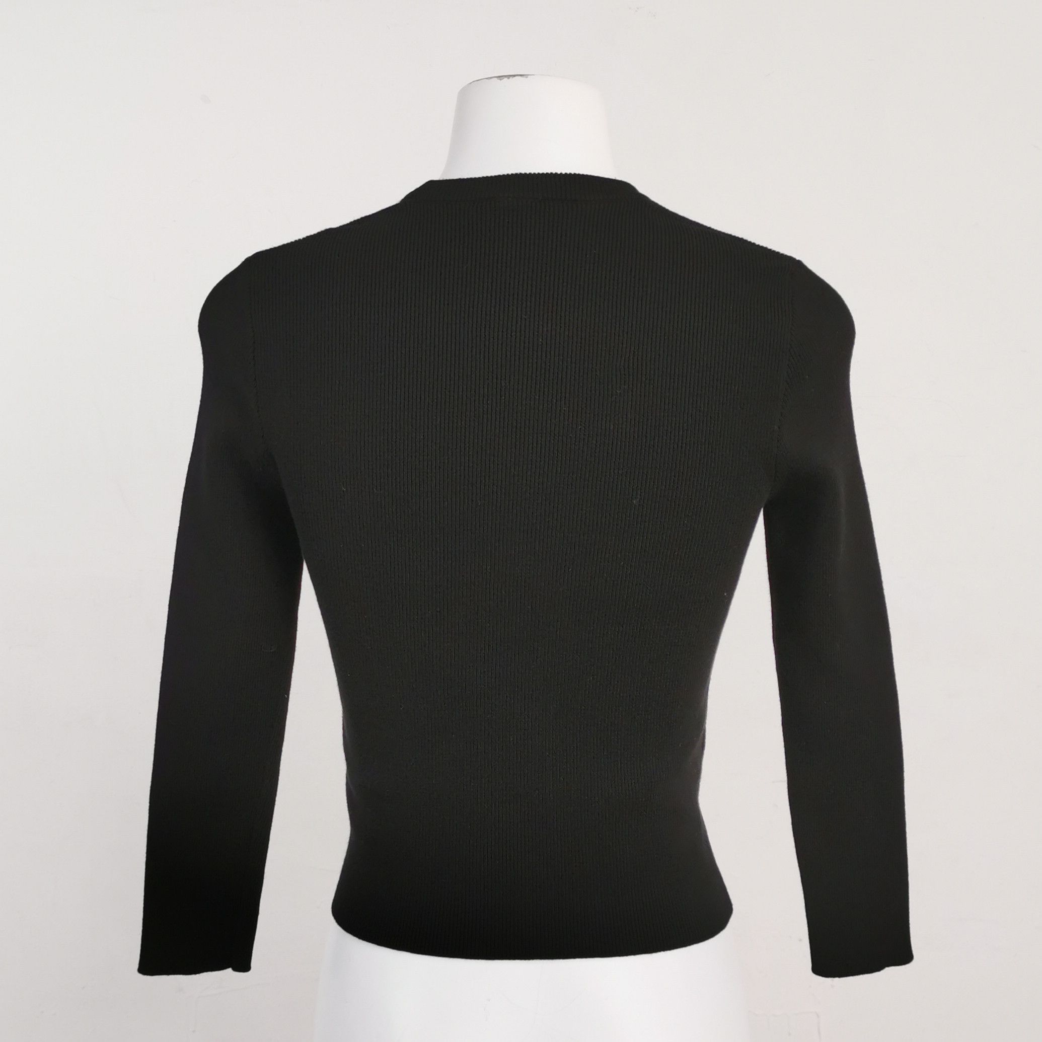 Prada Prada Logo Ribbed Sweater Size 36 Size XS / US 0-2 / IT 36-38 - 2 Thumbnail