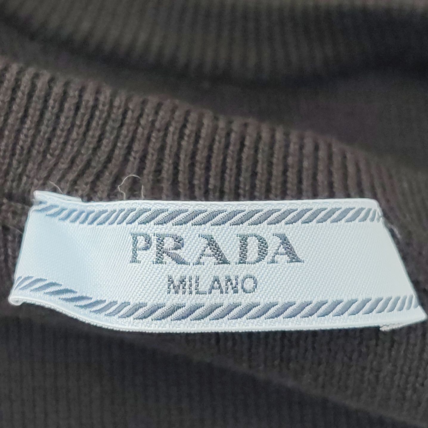 Prada Prada Logo Ribbed Sweater Size 36 Size XS / US 0-2 / IT 36-38 - 5 Thumbnail