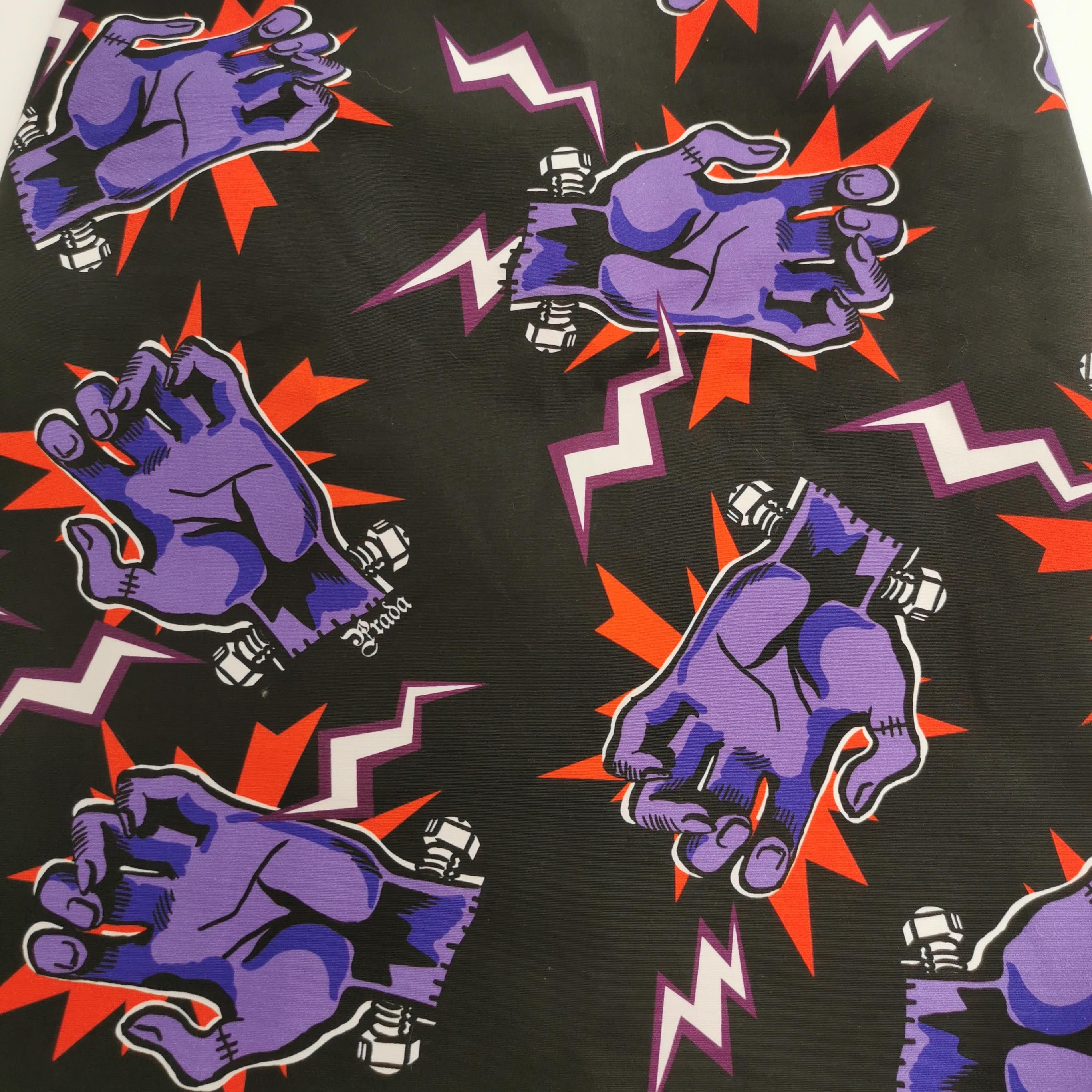 Prada Prada Frankenstein Print Midi Skirt Size IT 36 Size 25" / US 0 / IT 36 - 3 Thumbnail