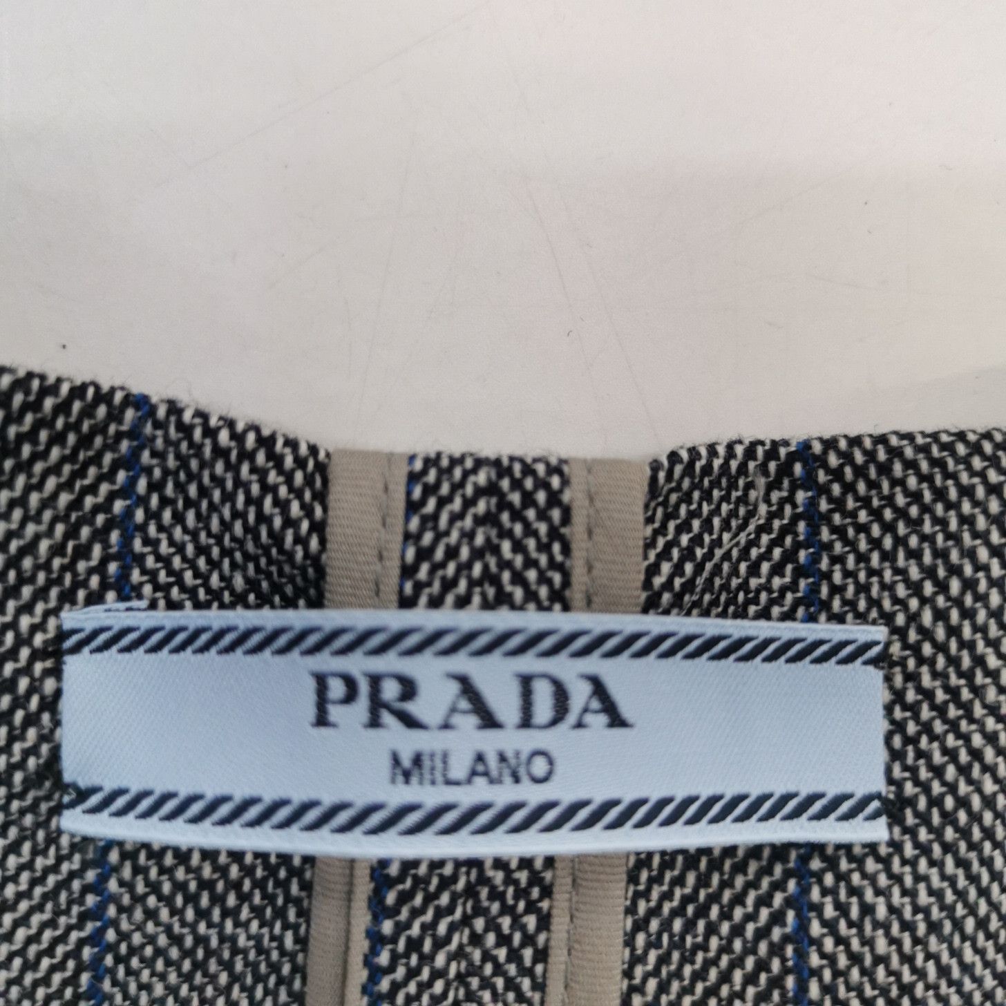 Prada Prada Striped Wool Mini Skirt Size 40 Size 27" / US 4 / IT 40 - 7 Thumbnail