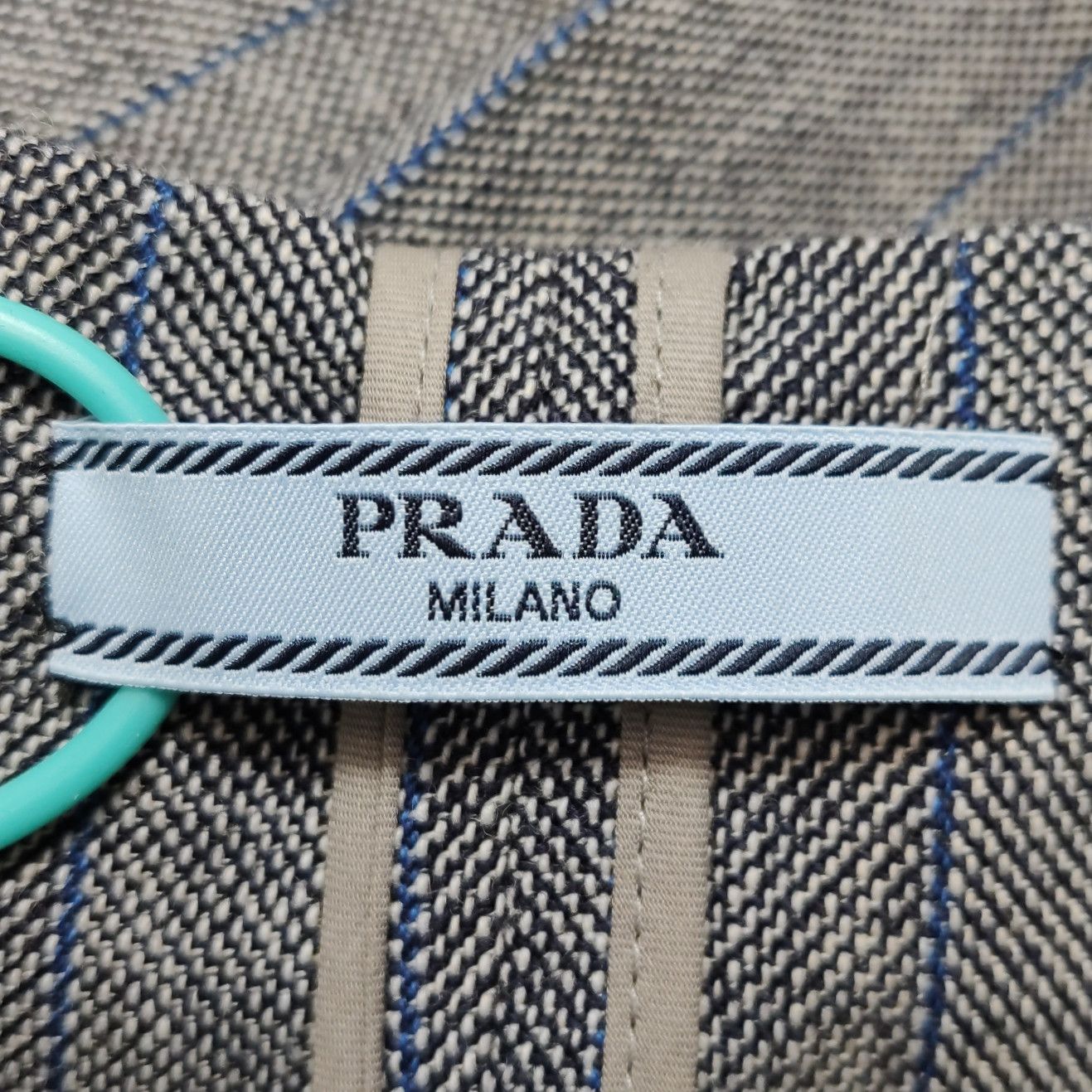 Prada Prada Striped Wool Mini Skirt Size 40 Size 27" / US 4 / IT 40 - 6 Thumbnail