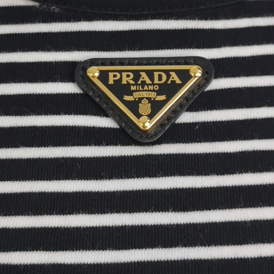 Prada Prada Striped Logo T-Shirt Size 40 Size S / US 4 / IT 40 - 3 Thumbnail