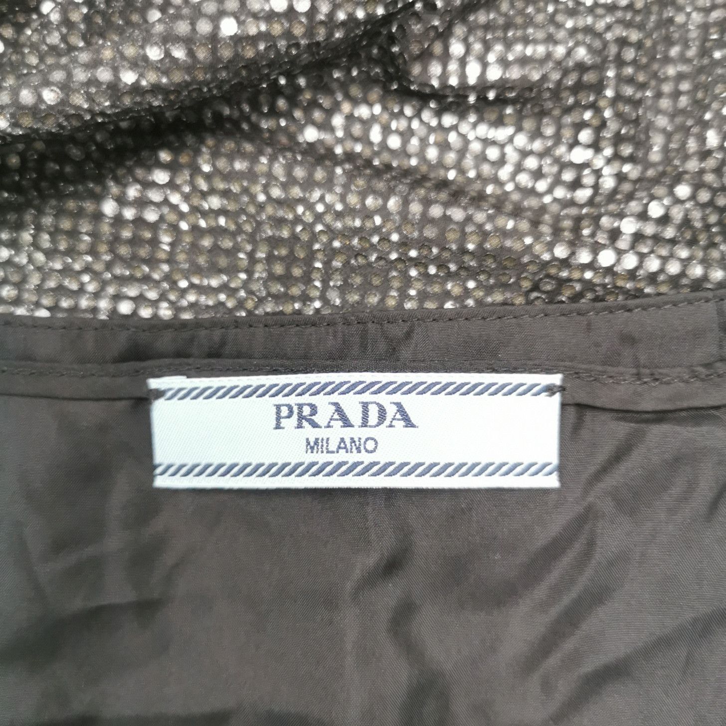 Prada Prada Silver Sequin Mini Skirt Size 38 Size 26" / US 2 / IT 38 - 8 Thumbnail