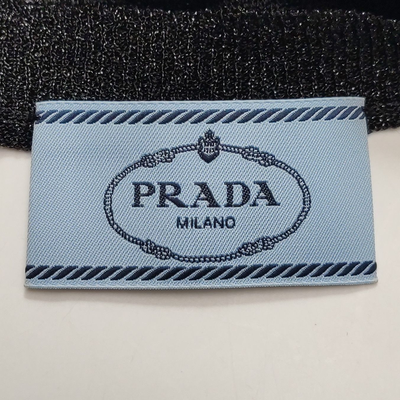 Prada Prada Logo V-Neck Midi Dress Size 40S Size S / US 4 / IT 40 - 5 Thumbnail