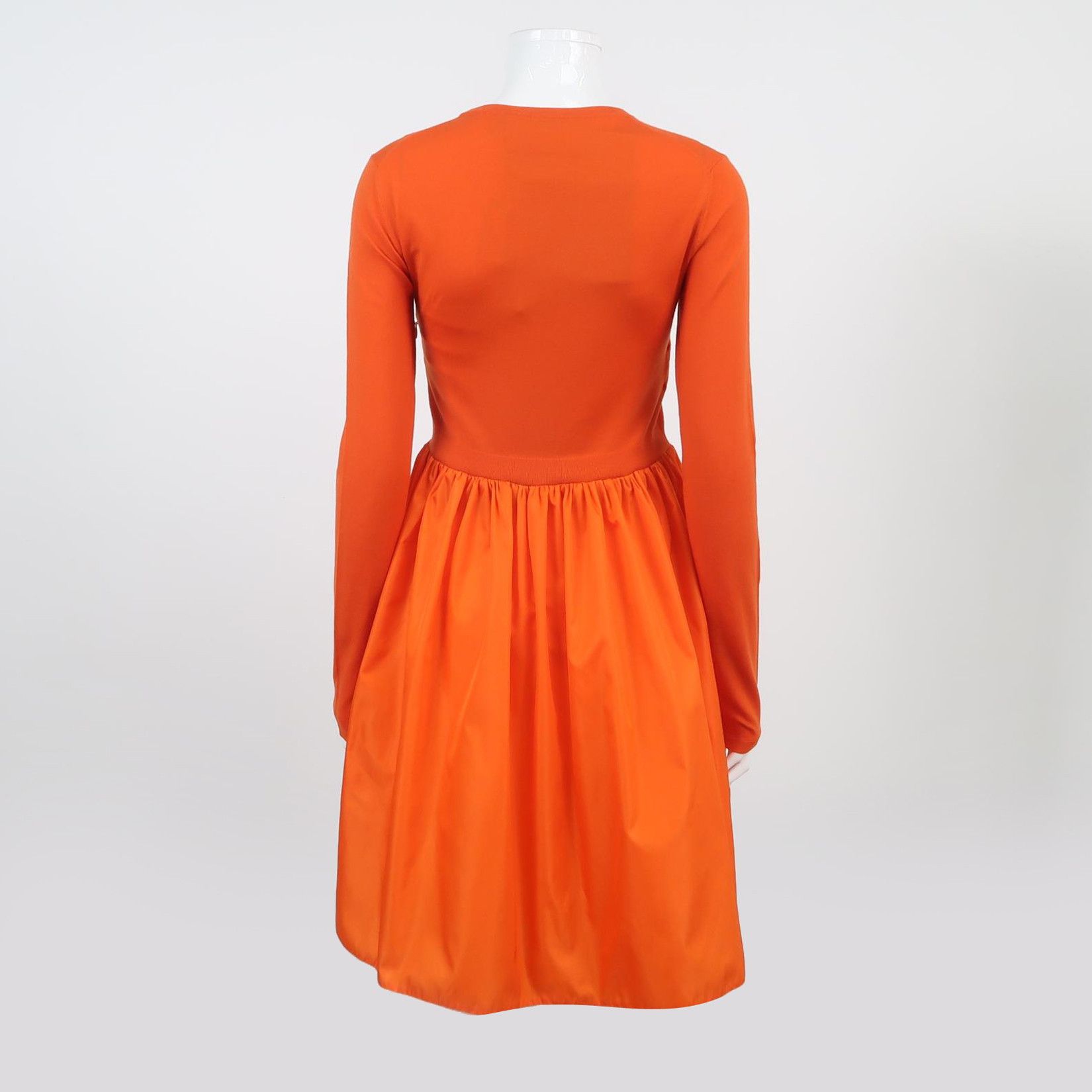 Prada Prada Re-Nylon Orange Midi Dress Size 42 Size M / US 6-8 / IT 42-44 - 2 Thumbnail