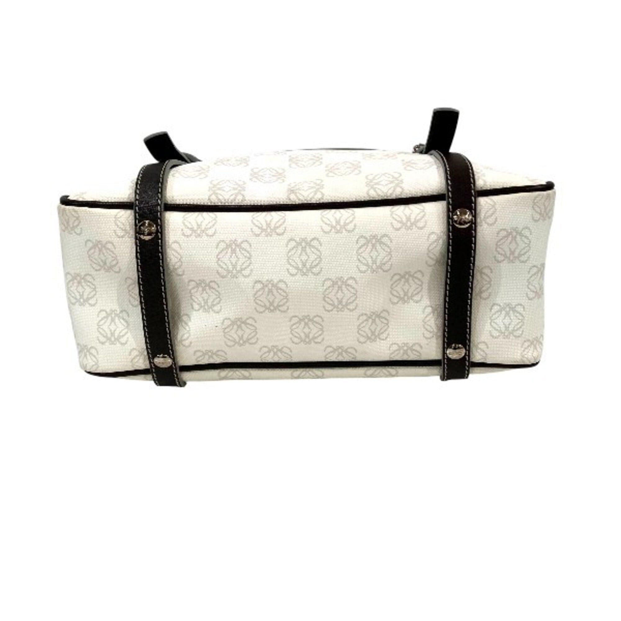 Loewe Loewe Repeat Anagram White Handbag (Women's Handbag) Size ONE SIZE - 3 Thumbnail