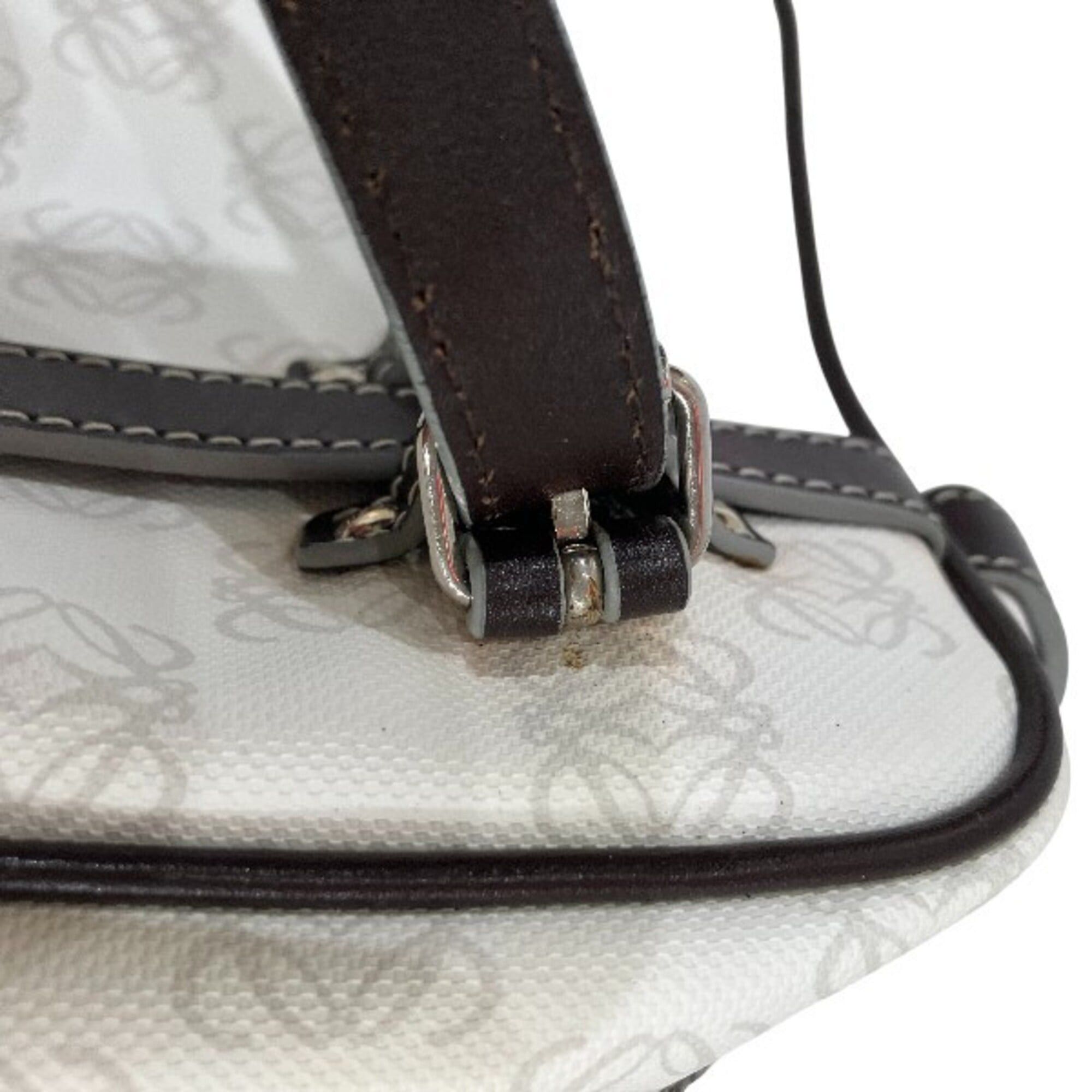 Loewe Loewe Repeat Anagram White Handbag (Women's Handbag) Size ONE SIZE - 6 Thumbnail