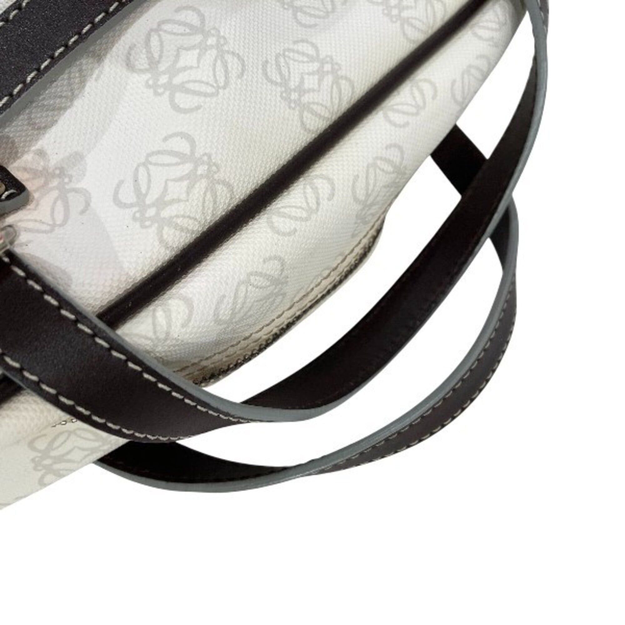 Loewe Loewe Repeat Anagram White Handbag (Women's Handbag) Size ONE SIZE - 9 Thumbnail