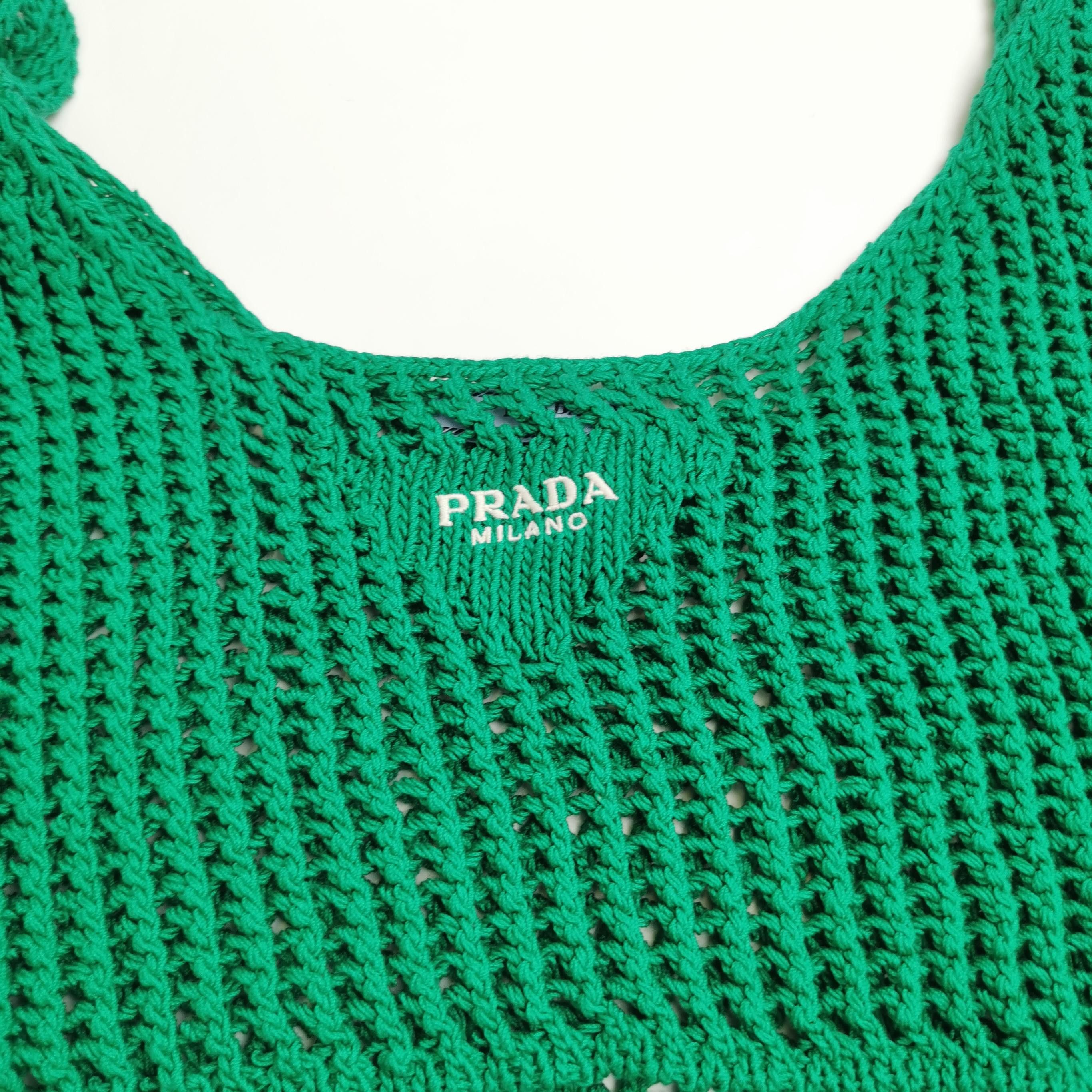 Prada Prada Crocheted Knit Tank Top Size 40 Size S / US 4 / IT 40 - 5 Thumbnail
