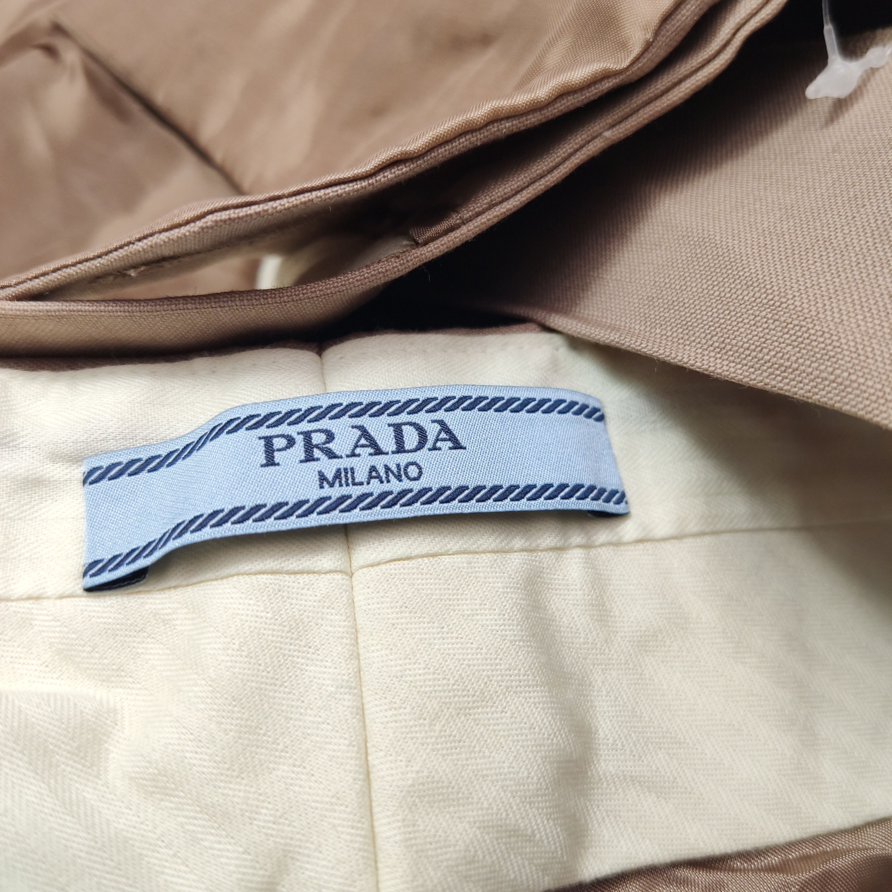 Prada Prada Mohair Wool Blend Tailored Trousers Size 42 Size 28" / US 6 / IT 42 - 4 Thumbnail