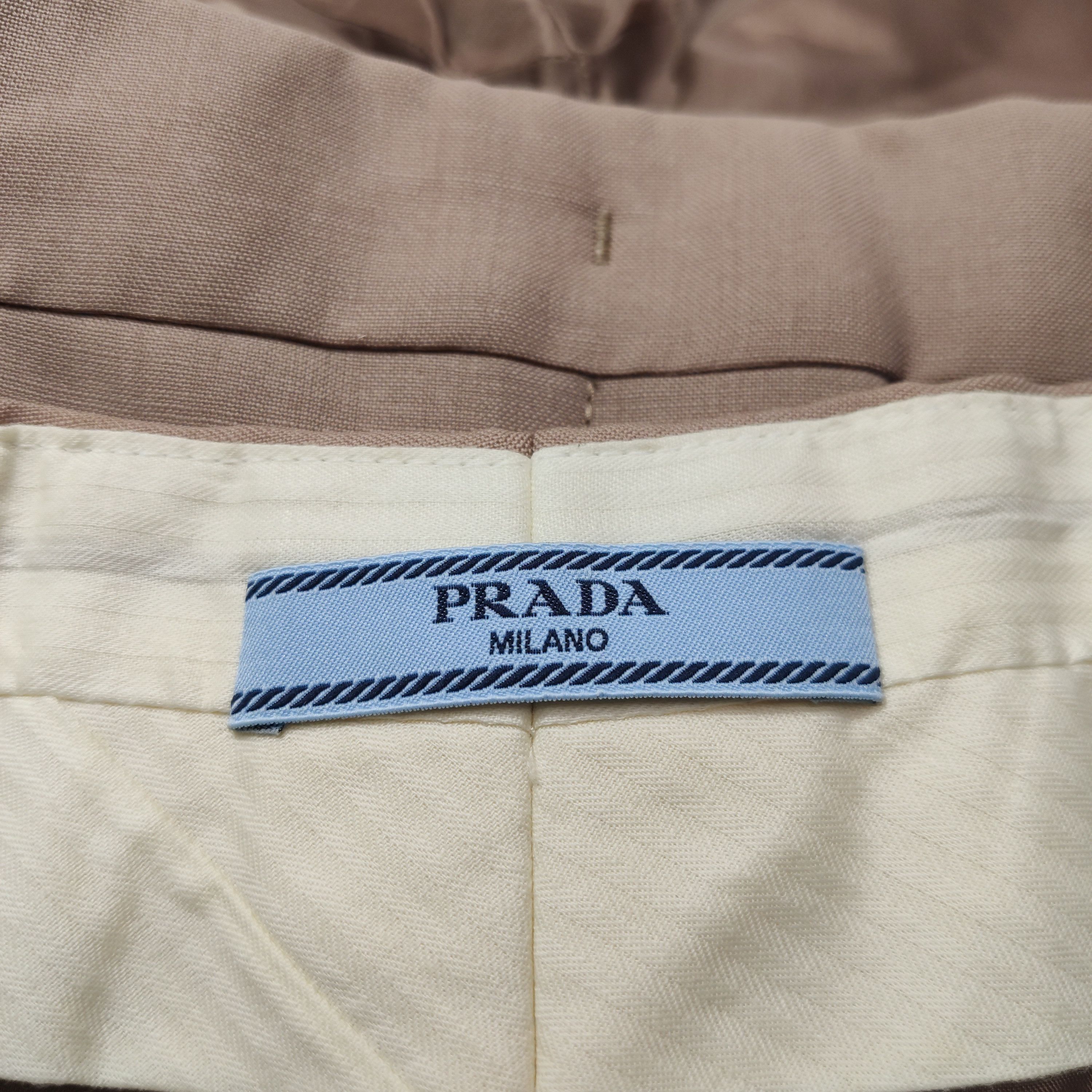 Prada Prada Mohair Wool Blend Trousers Size 28 Size US 28 / EU 44 - 4 Thumbnail