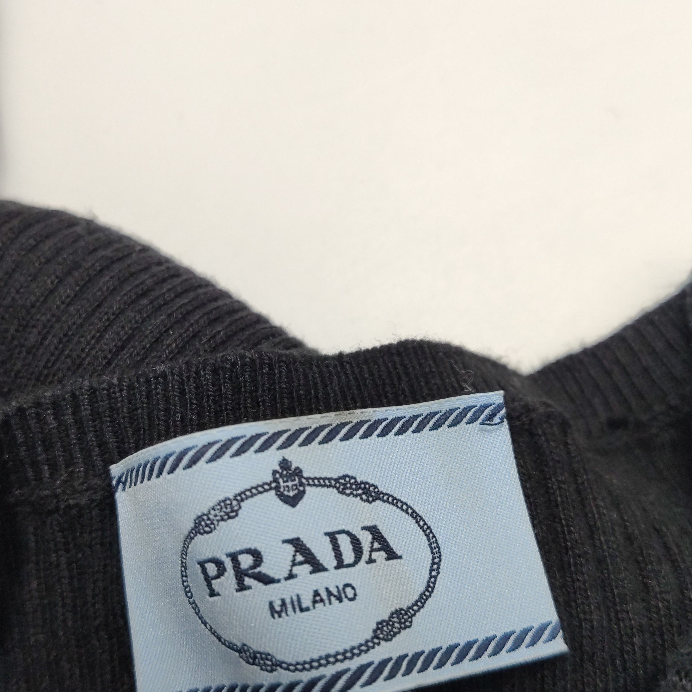 Prada Prada Ribbed Knit Sweater Size IT 40 Size S / US 4 / IT 40 - 18 Thumbnail