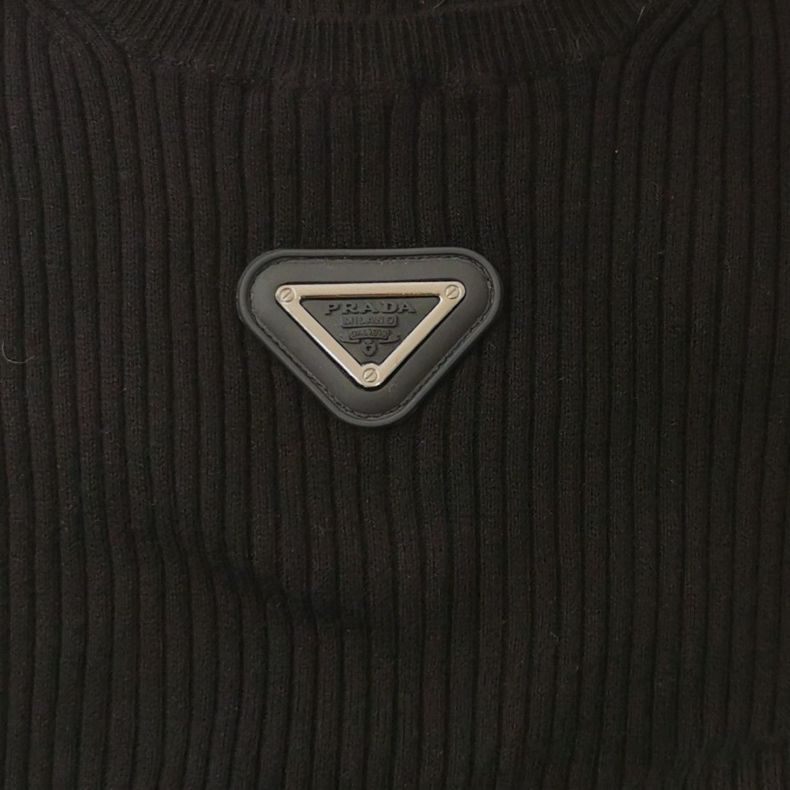 Prada Prada Ribbed Knit Sweater Size IT 40 Size S / US 4 / IT 40 - 3 Thumbnail