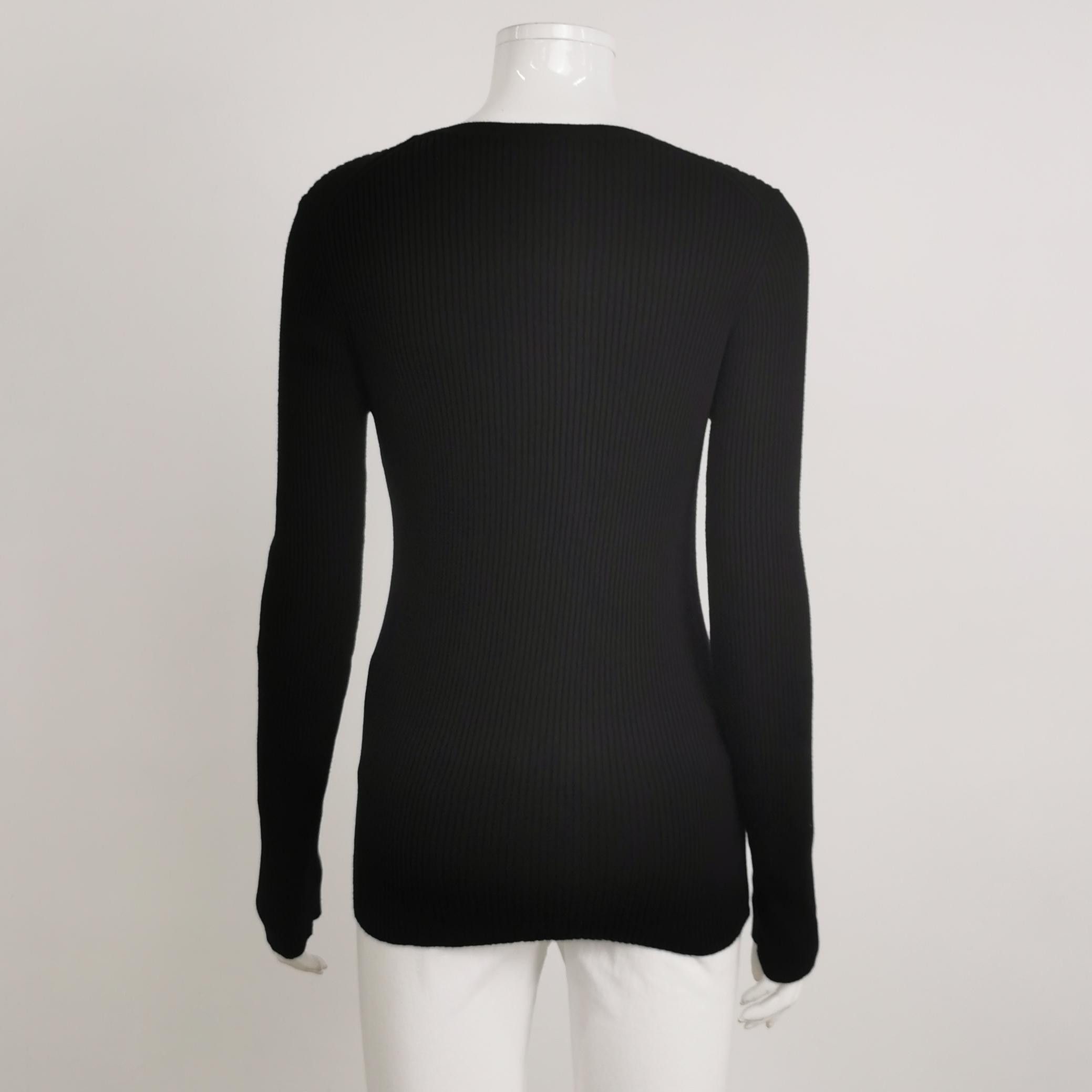 Prada Prada Ribbed Knit Sweater Size IT 40 Size S / US 4 / IT 40 - 2 Thumbnail