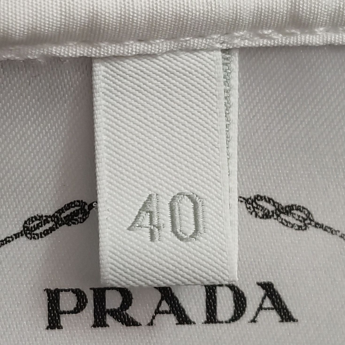 Prada Prada White Cotton Button Up Shirt Size 40 Size S / US 4 / IT 40 - 6 Thumbnail