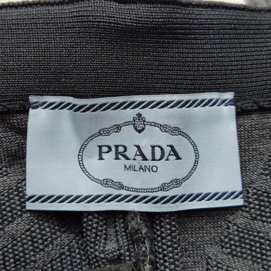 Prada Prada Logo Stripe Knit Leggings Size 36 Size 25" / US 0 / IT 36 - 5 Thumbnail