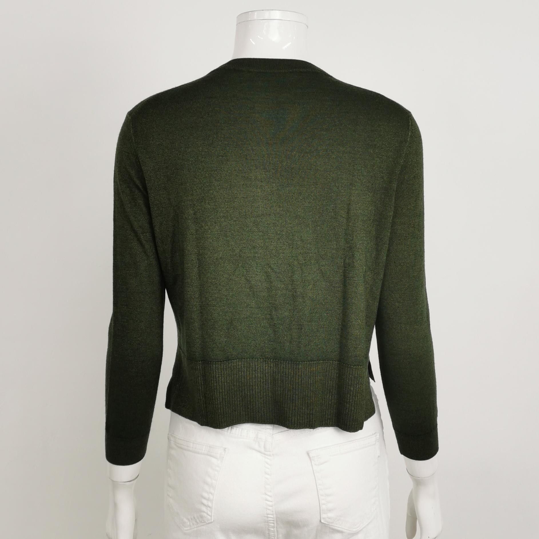 Prada Prada Wool Silk Knit Cardigan Size 38 Size XS / US 0-2 / IT 36-38 - 2 Thumbnail