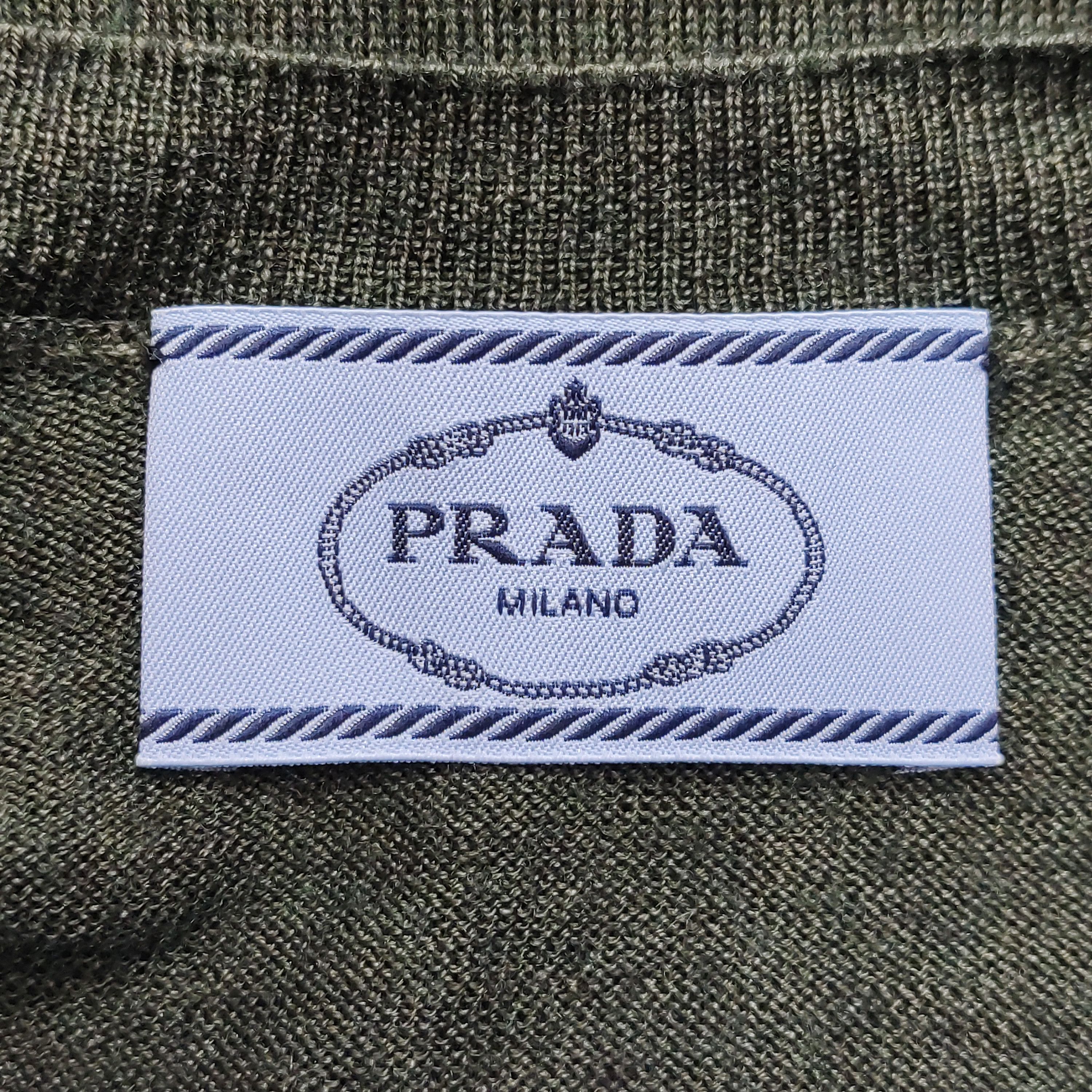 Prada Prada Wool Silk Knit Cardigan Size 38 Size XS / US 0-2 / IT 36-38 - 3 Thumbnail