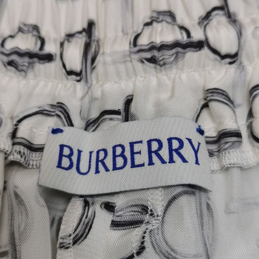 Burberry Burberry Graphic Print Silk Shorts Size US 2 Size 26" / US 2 / IT 38 - 5 Thumbnail