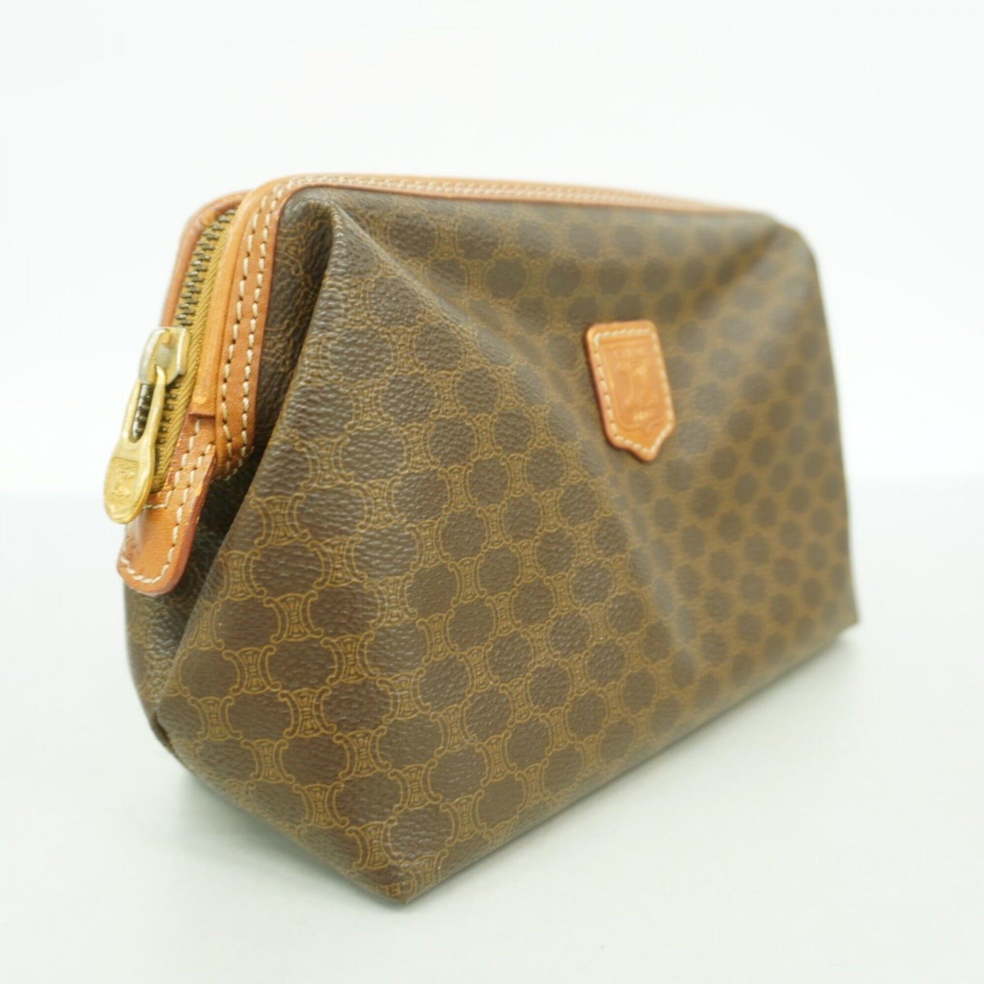 Celine Celine bag/pouch, Macadam pattern, brown, for women. Size ONE SIZE - 2 Thumbnail