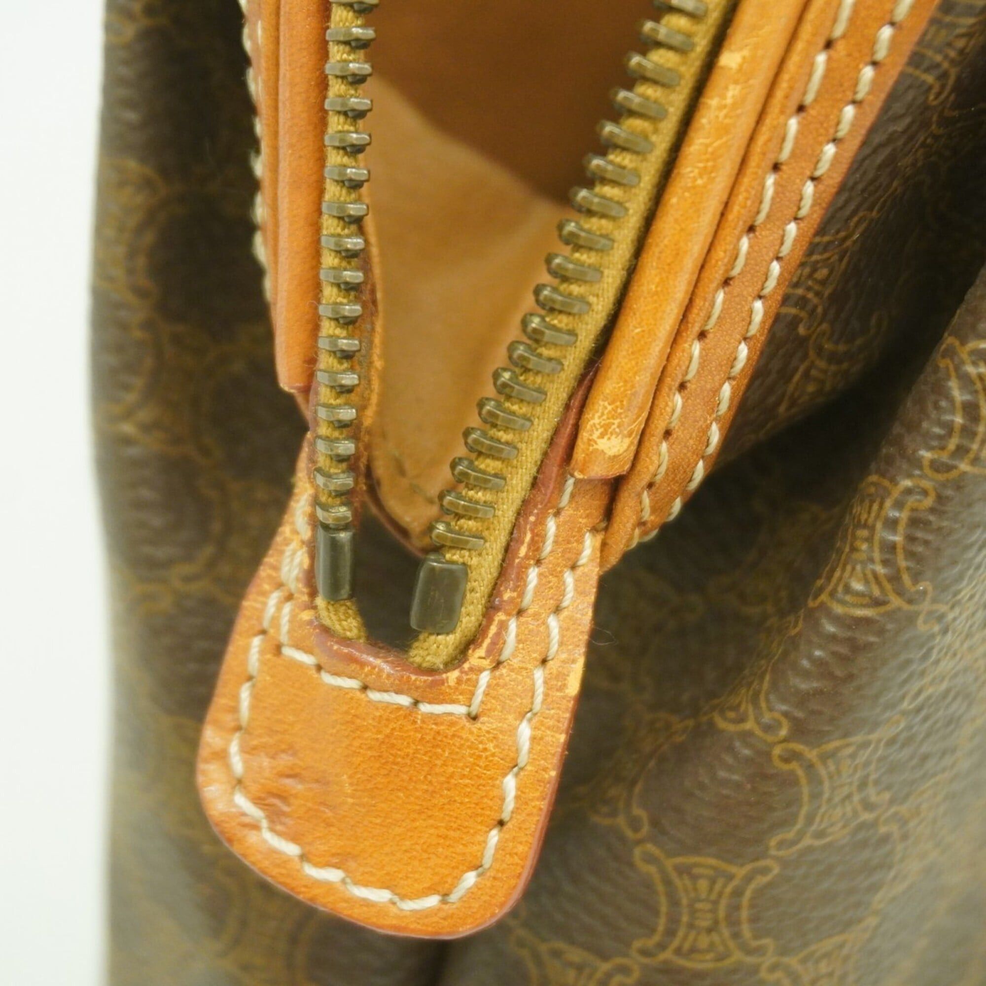 Celine Celine bag/pouch, Macadam pattern, brown, for women. Size ONE SIZE - 8 Thumbnail
