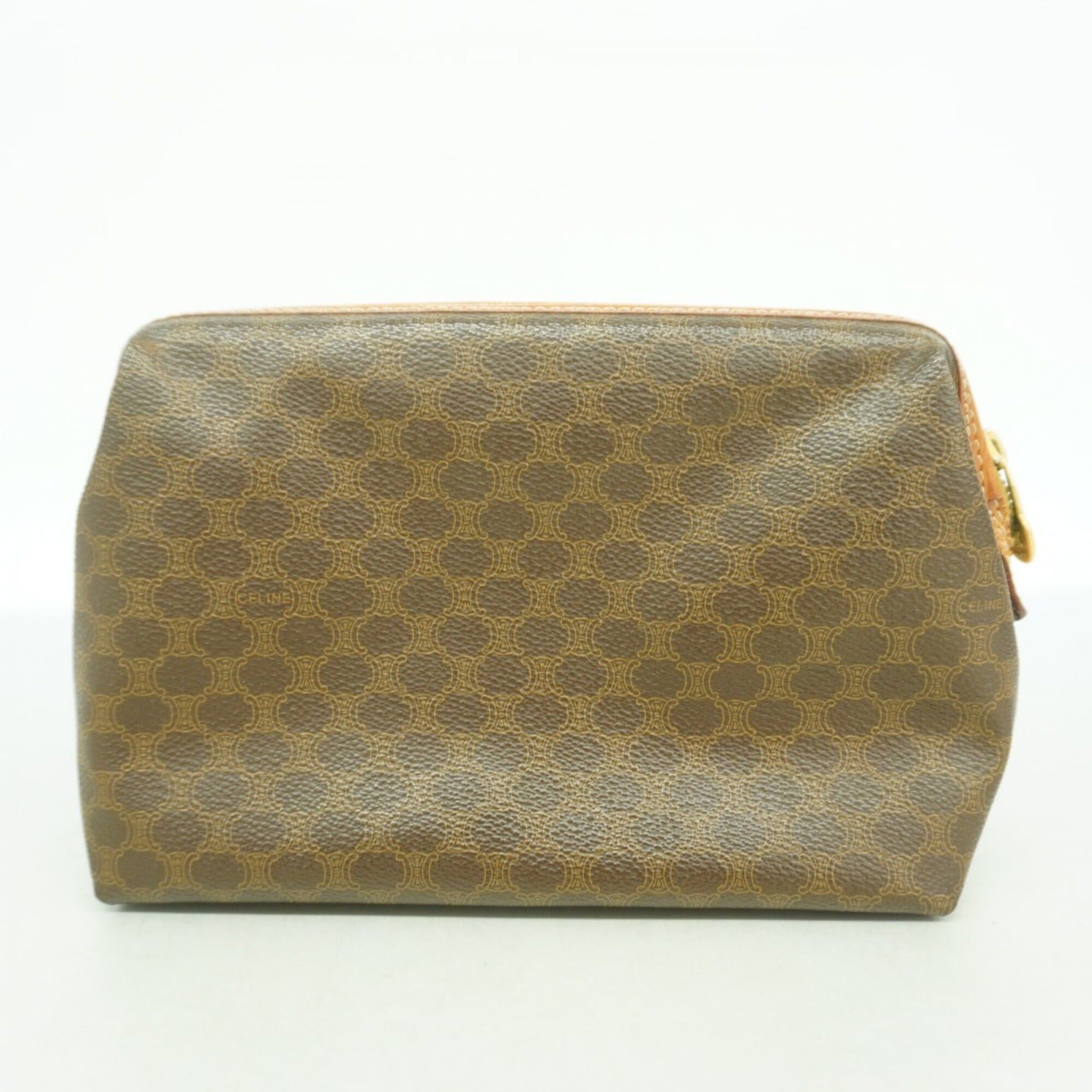 Celine Celine bag/pouch, Macadam pattern, brown, for women. Size ONE SIZE - 11 Thumbnail