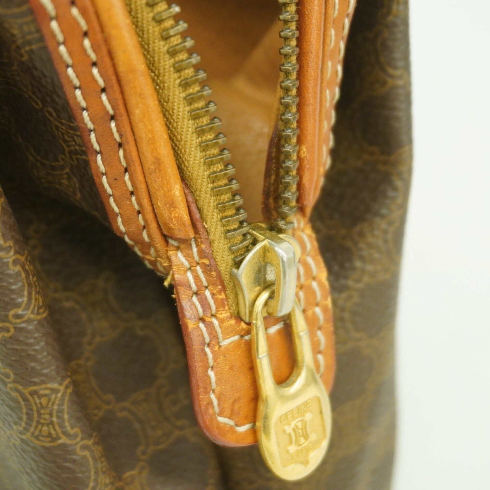 Celine Celine bag/pouch, Macadam pattern, brown, for women. Size ONE SIZE - 7 Thumbnail