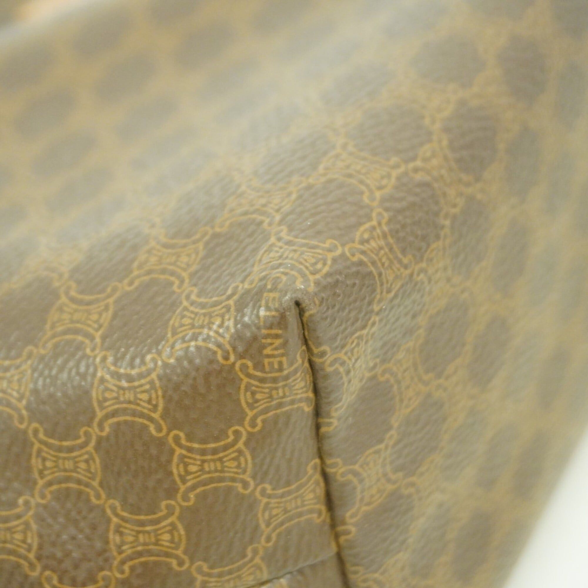 Celine Celine bag/pouch, Macadam pattern, brown, for women. Size ONE SIZE - 9 Thumbnail