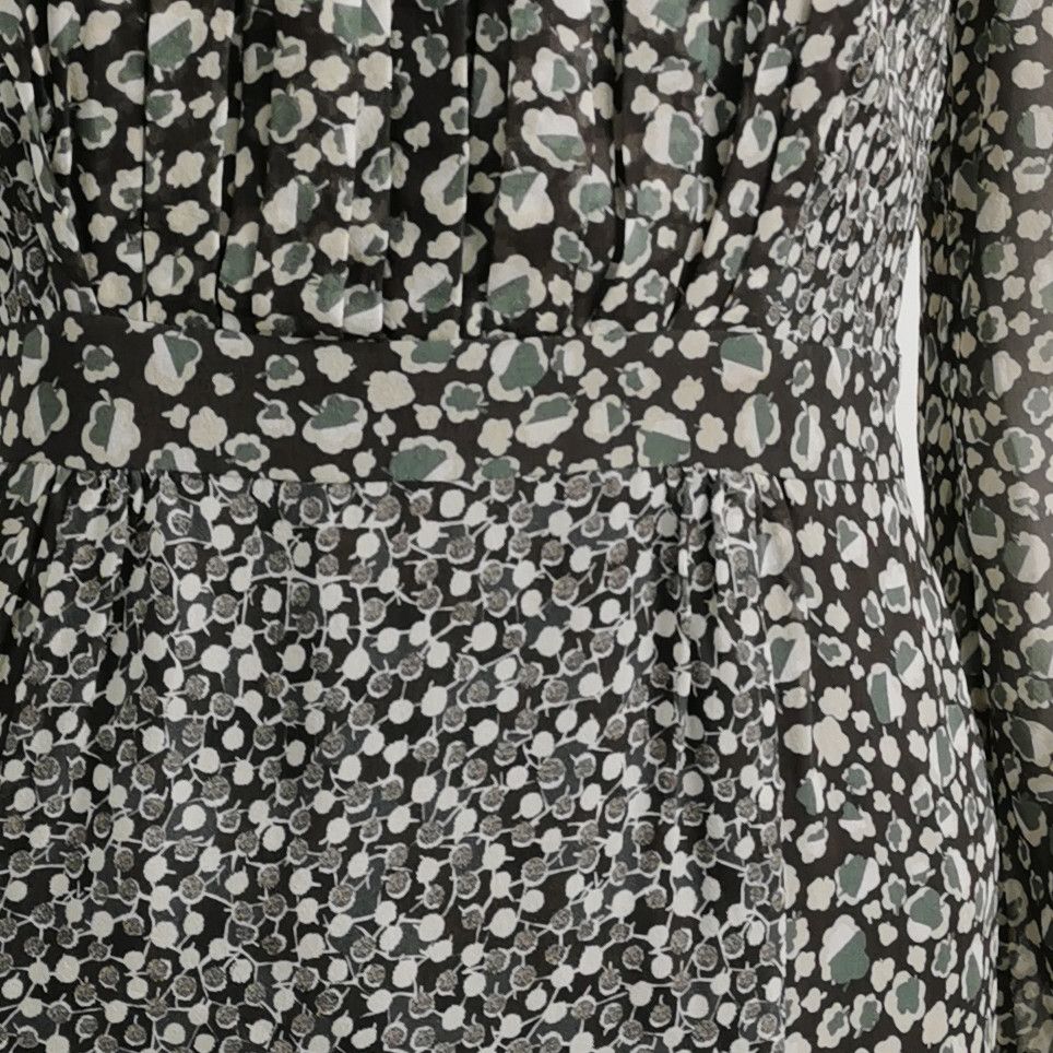 Burberry Burberry Brit Silk Print Midi Dress Size US 2 Size XS / US 0-2 / IT 36-38 - 3 Thumbnail