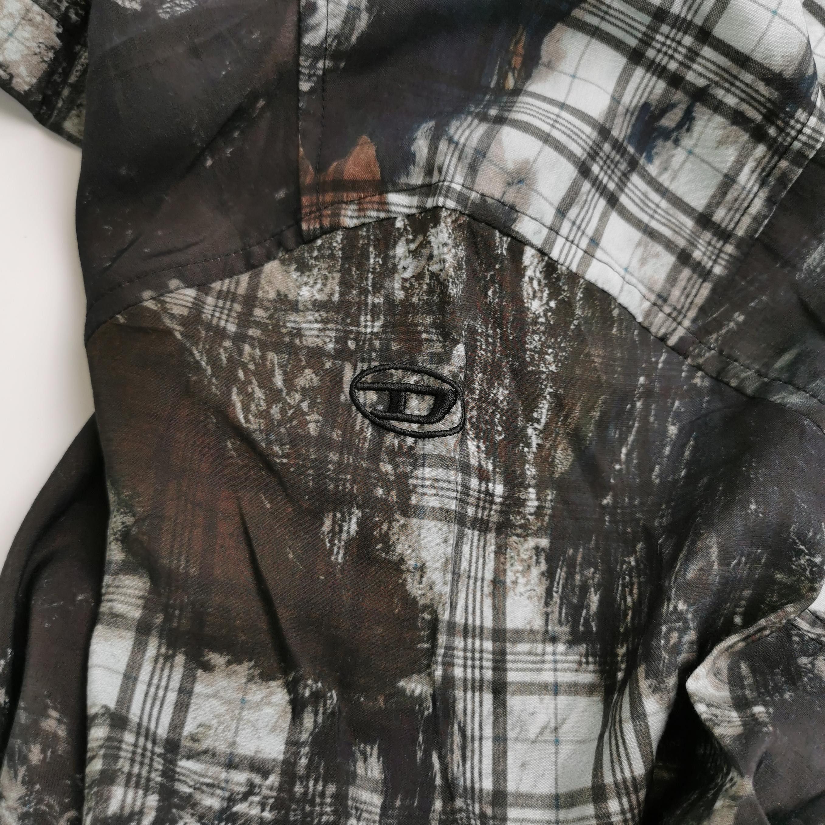 Diesel Diesel Checked Short Sleeve Shirt Size L Size US L / EU 52-54 / 3 - 3 Thumbnail
