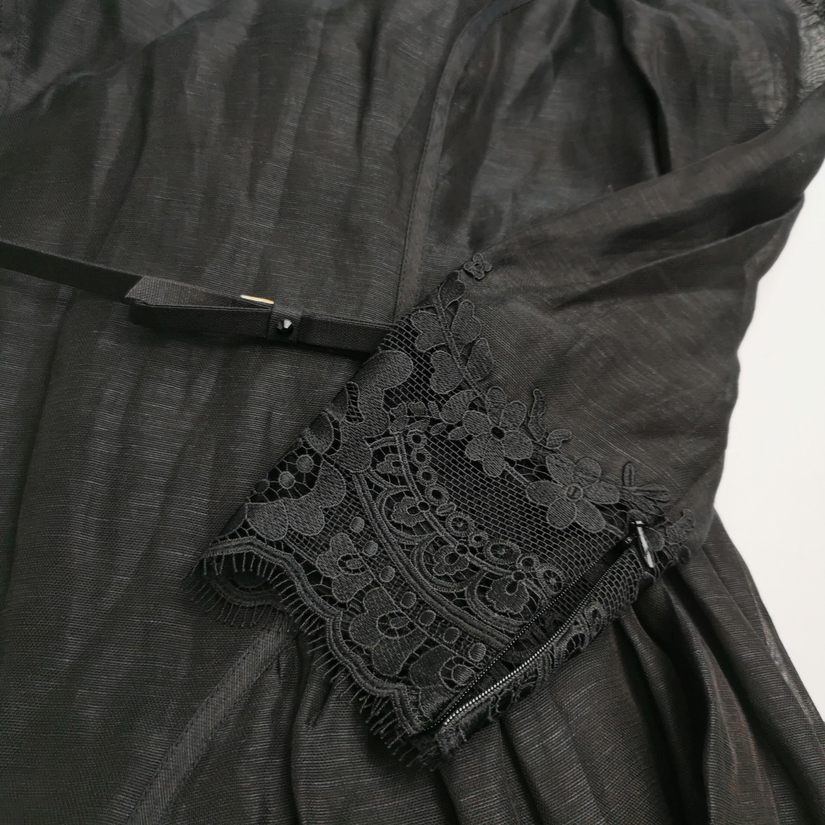Zimmermann Zimmermann Lace Trim Linen Silk Mini Dress Size 4 Size XL / US 12-14 / IT 48-50 - 3 Thumbnail