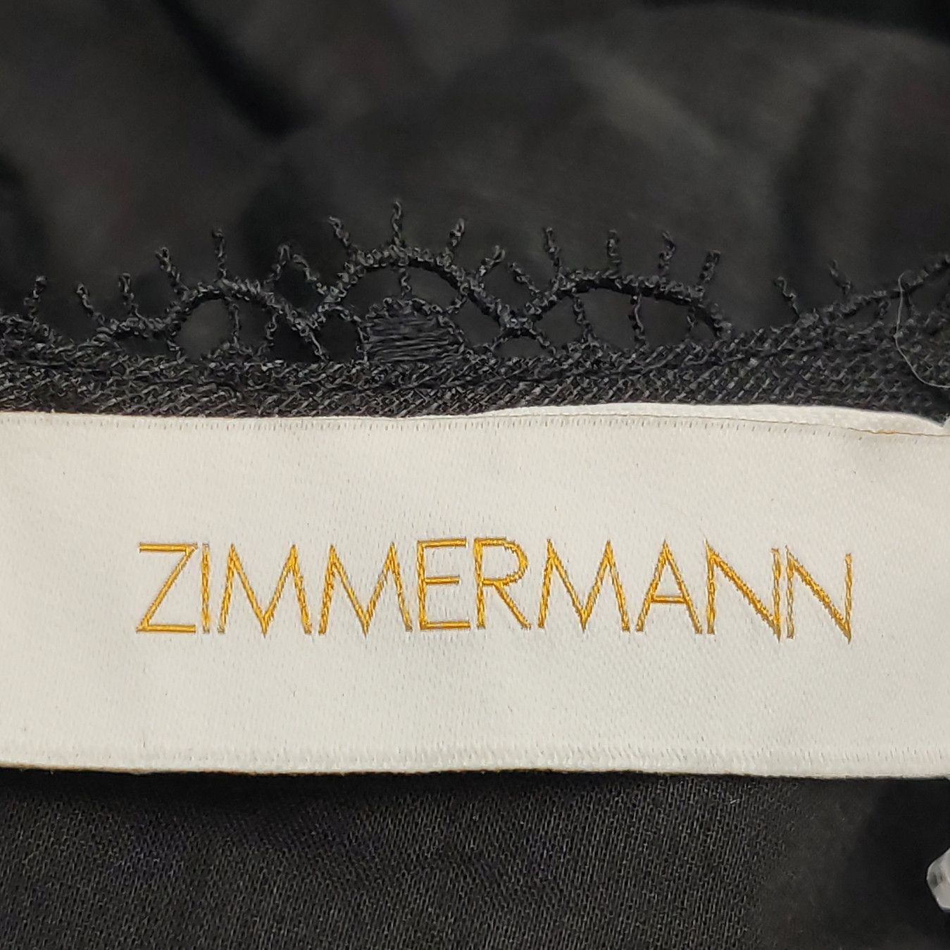 Zimmermann Zimmermann Lace Trim Linen Silk Mini Dress Size 4 Size XL / US 12-14 / IT 48-50 - 5 Thumbnail