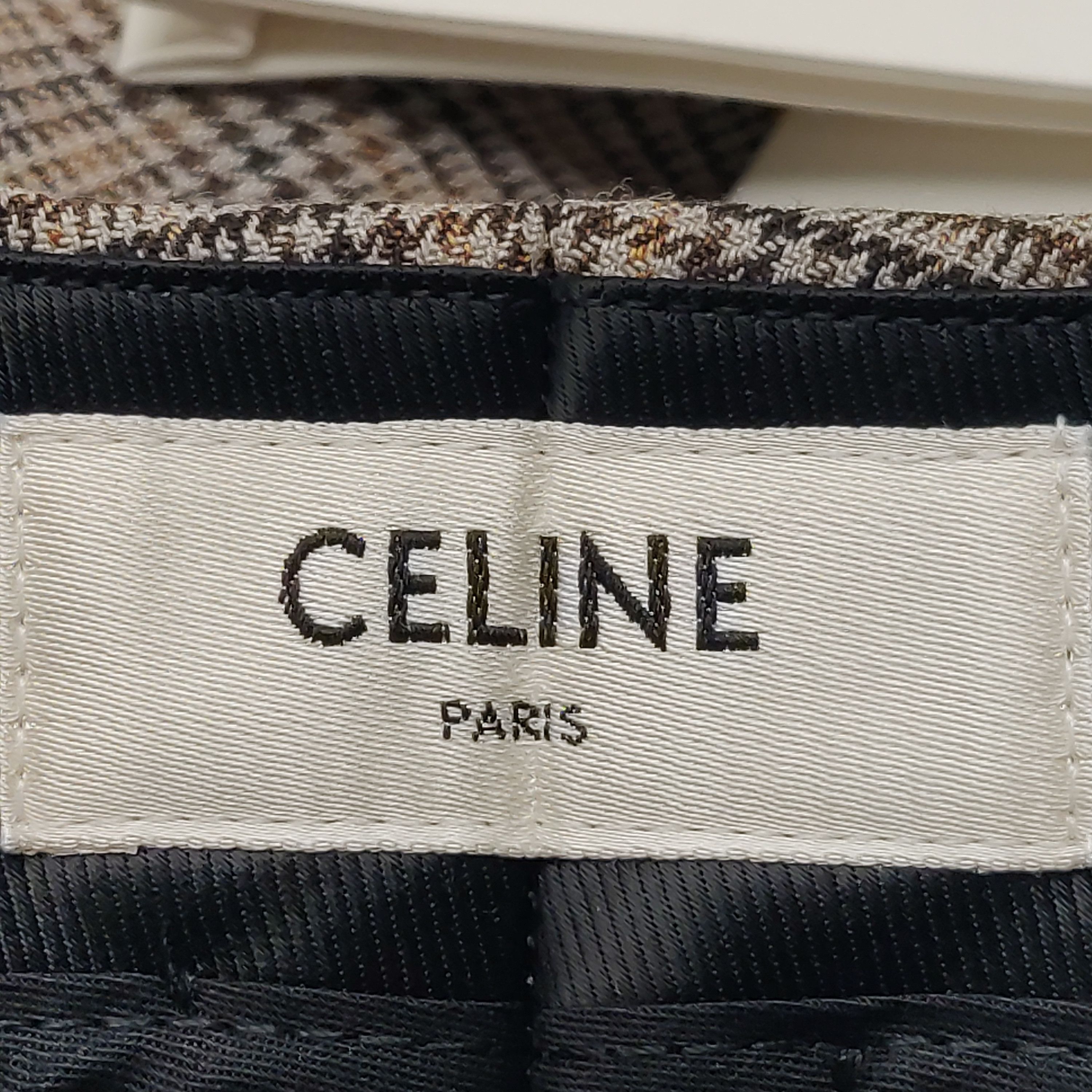 Celine Celine Check Wool Trousers Size 38 Size 27" / US 4 / IT 40 - 5 Thumbnail