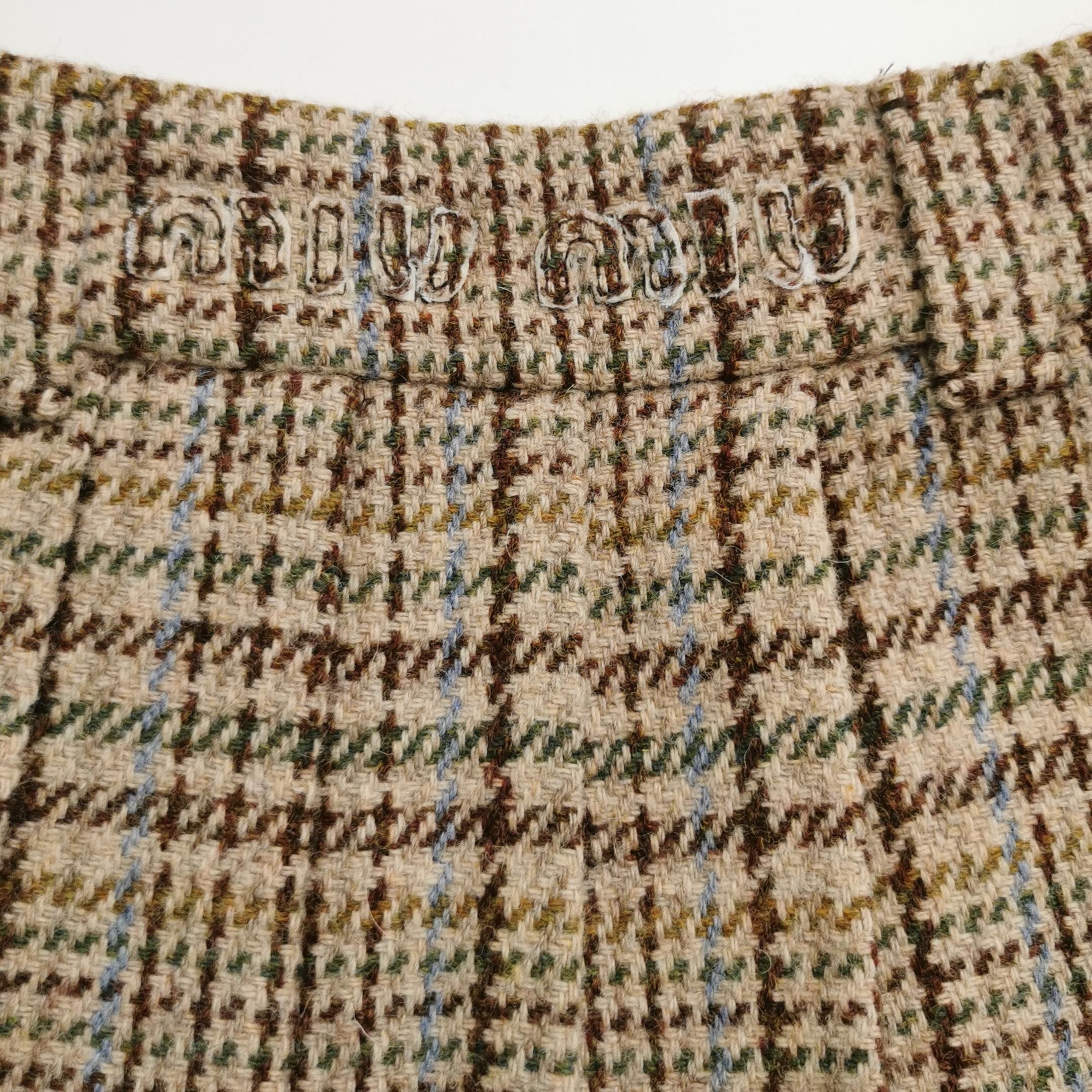 Miu Miu Miu Miu Plaid Virgin Wool Mini Skirt Size 38 Size 26" / US 2 / IT 38 - 3 Thumbnail