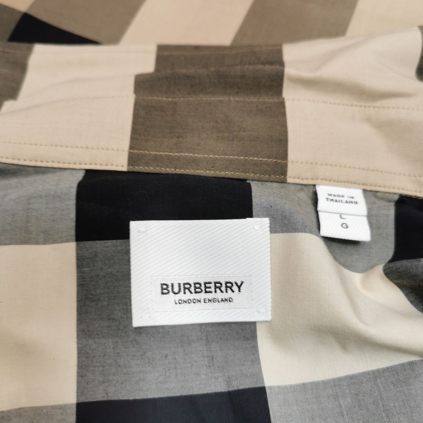 Burberry Burberry Check Button Up Shirt Size L Size US L / EU 52-54 / 3 - 4 Thumbnail