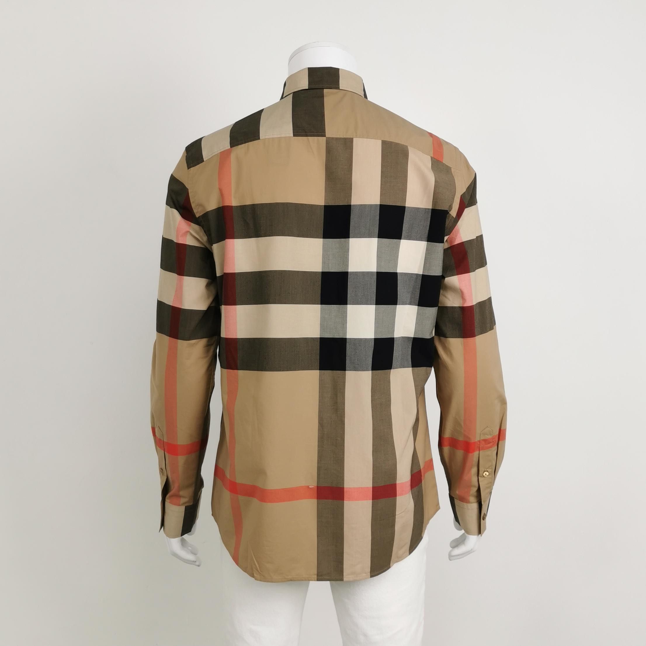 Burberry Burberry Check Button Up Shirt Size L Size US L / EU 52-54 / 3 - 2 Thumbnail