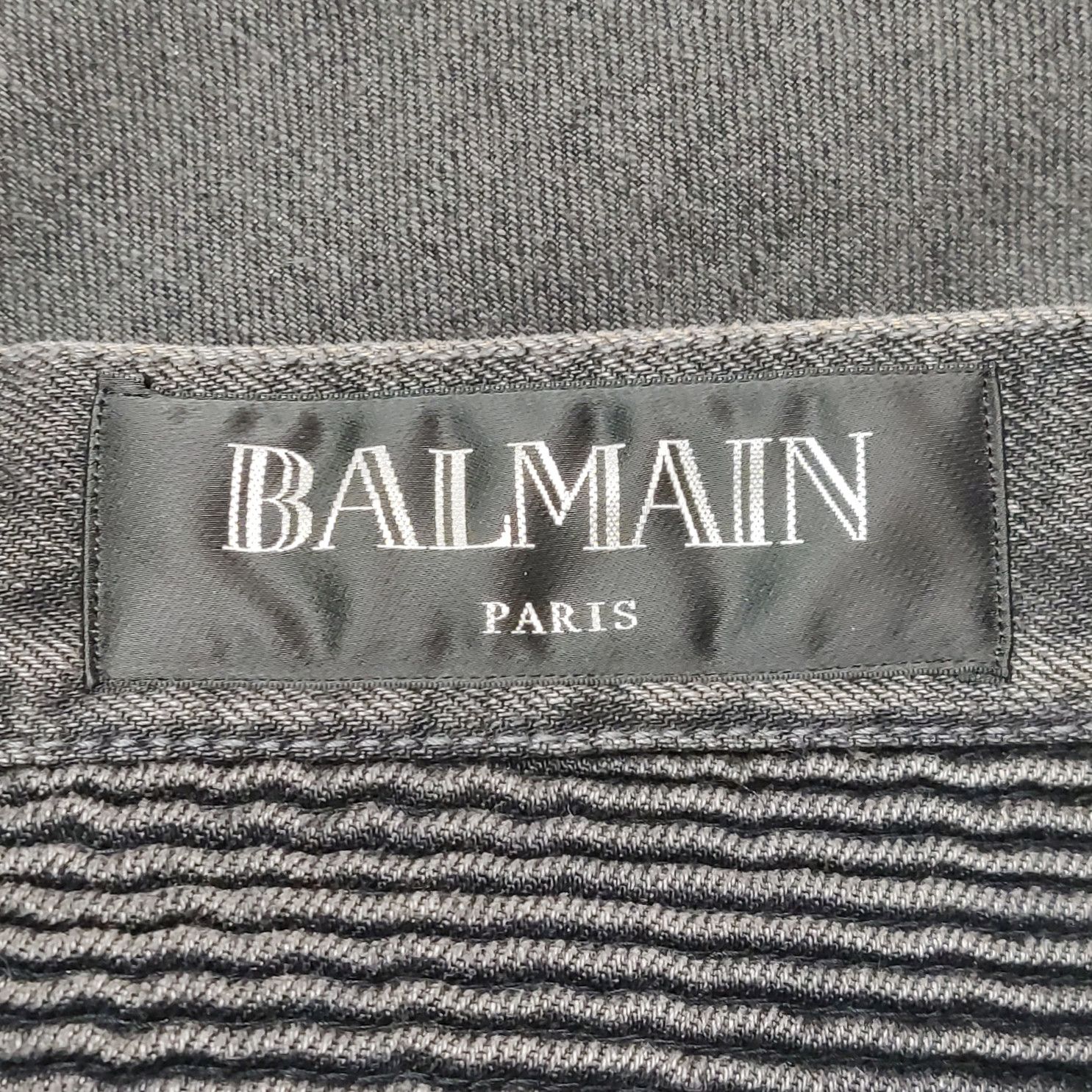 Balmain Balmain Biker Jeans Size 29 Size US 29 - 4 Thumbnail