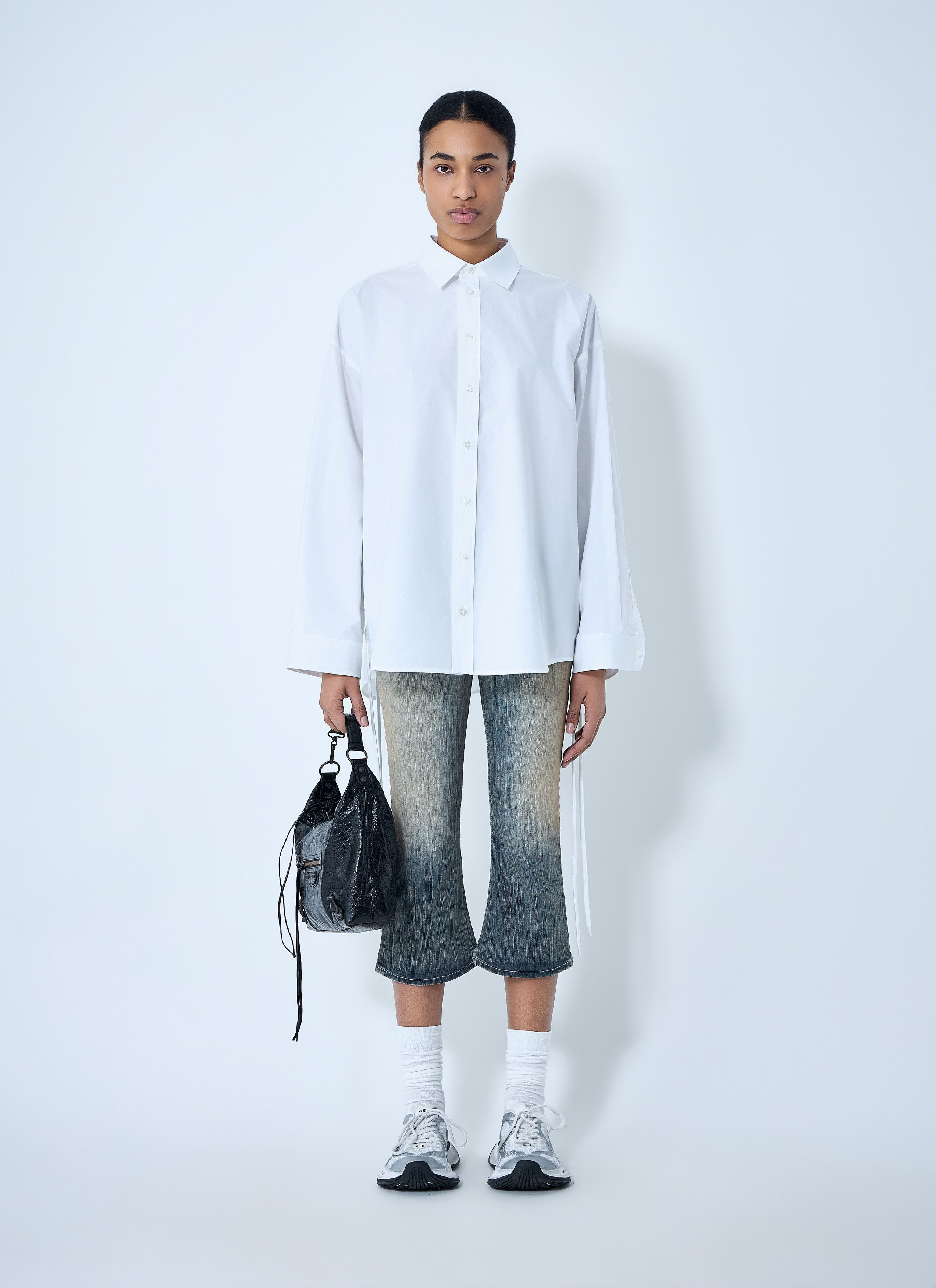 Balenciaga Lace-Up Shirt Size M / US 6-8 / IT 42-44 - 2 Thumbnail
