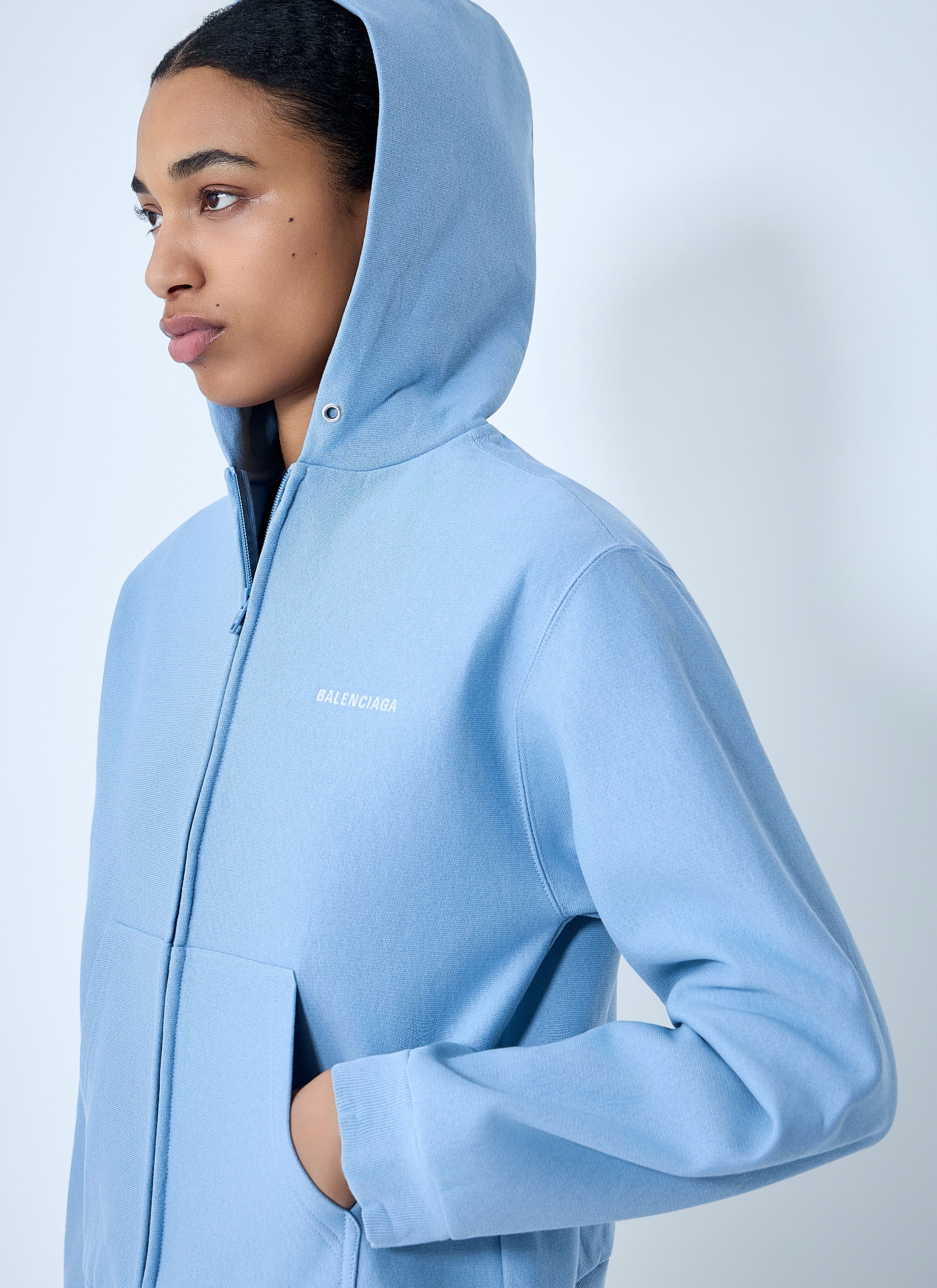 Balenciaga Zip-Up Hoodie Size M / US 6-8 / IT 42-44 - 5 Thumbnail