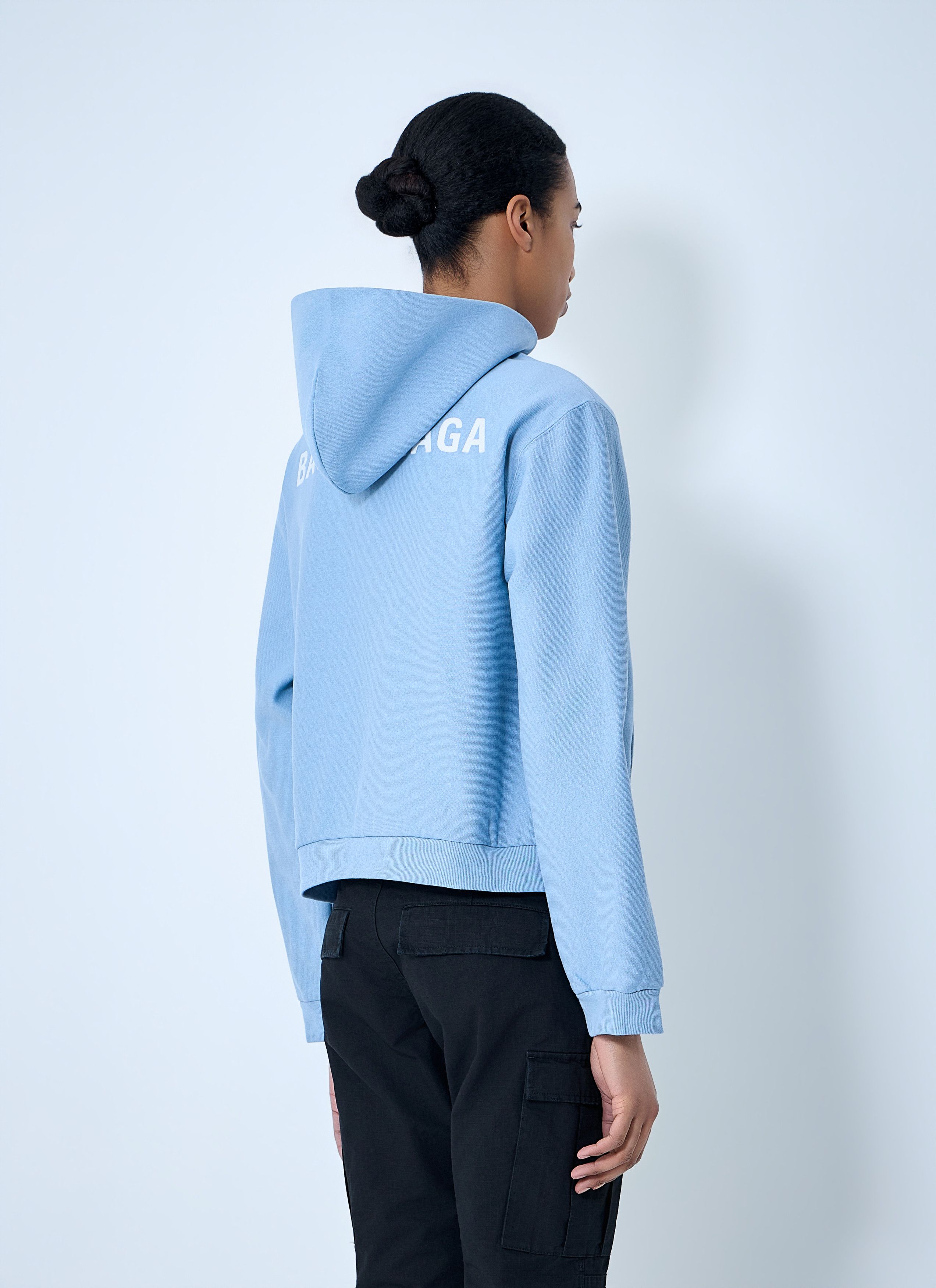 Balenciaga Zip-Up Hoodie Size M / US 6-8 / IT 42-44 - 4 Thumbnail