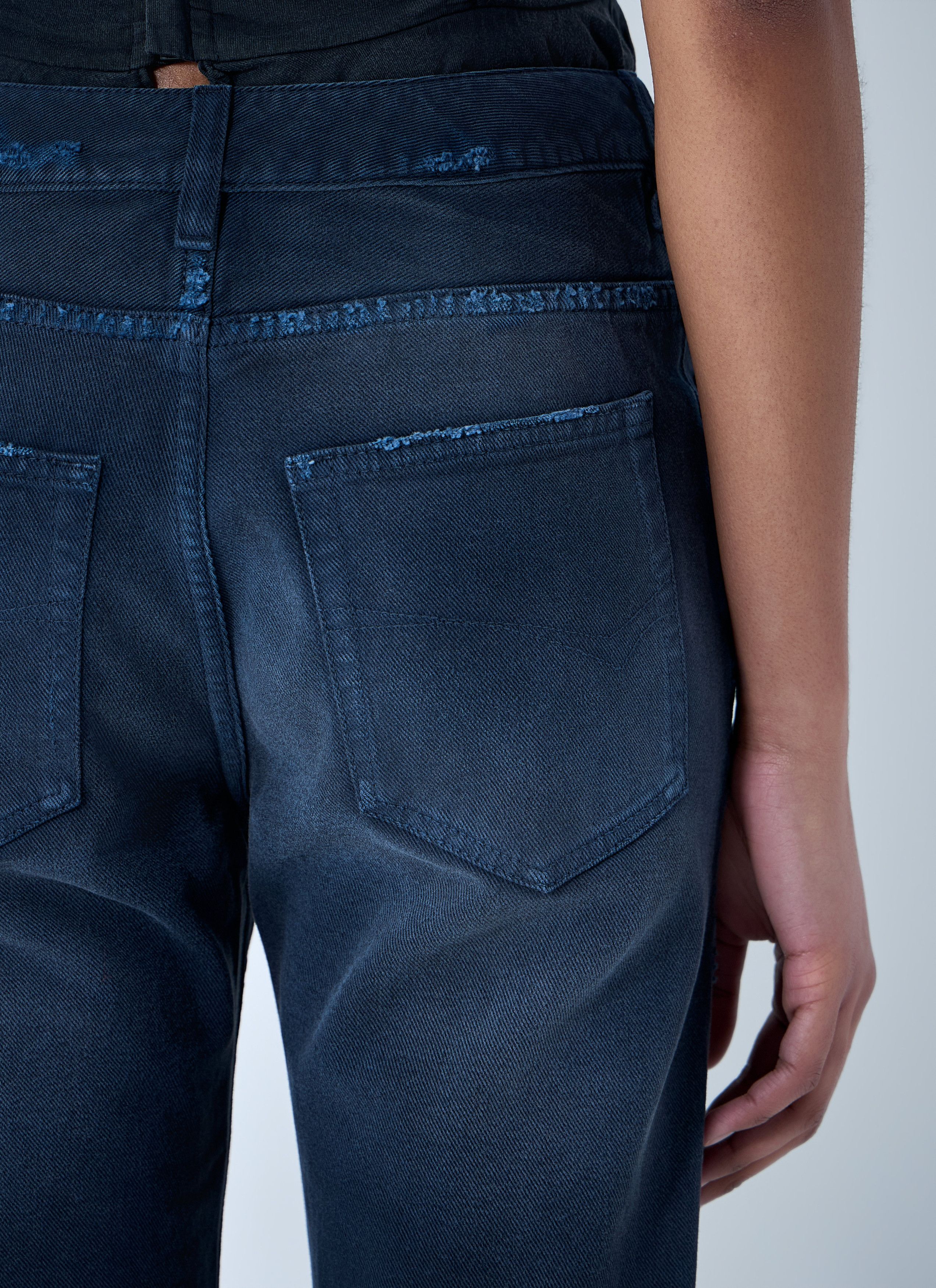 Balenciaga Curved Waist Jeans Size 27" / US 4 / IT 40 - 6 Thumbnail