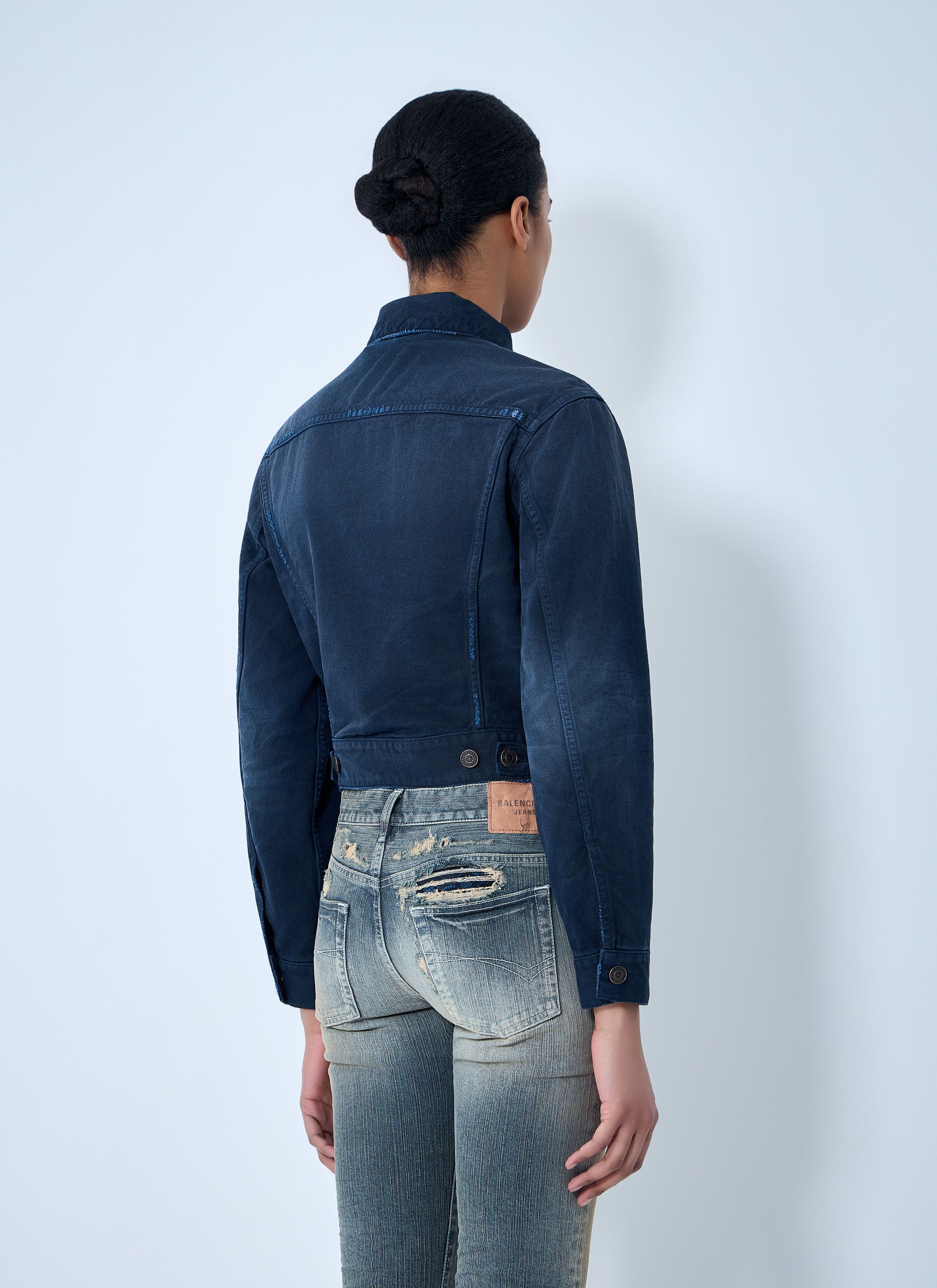 Balenciaga Curved Waistband Jacket Size S / US 4 / IT 40 - 4 Thumbnail